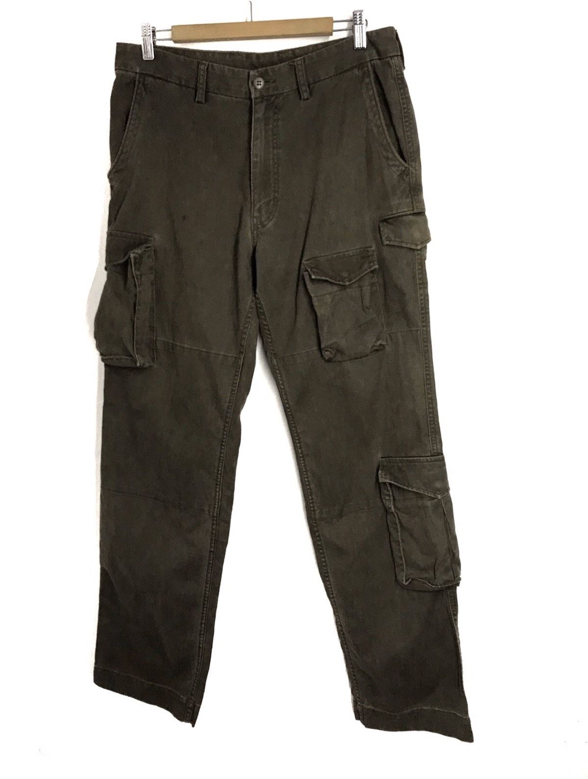 20471120 × Japanese Brand Surplus x Blue Way Multi Pocket Tactical Army Green Pants Size US 34 / EU 50 - 1 Thumbnail