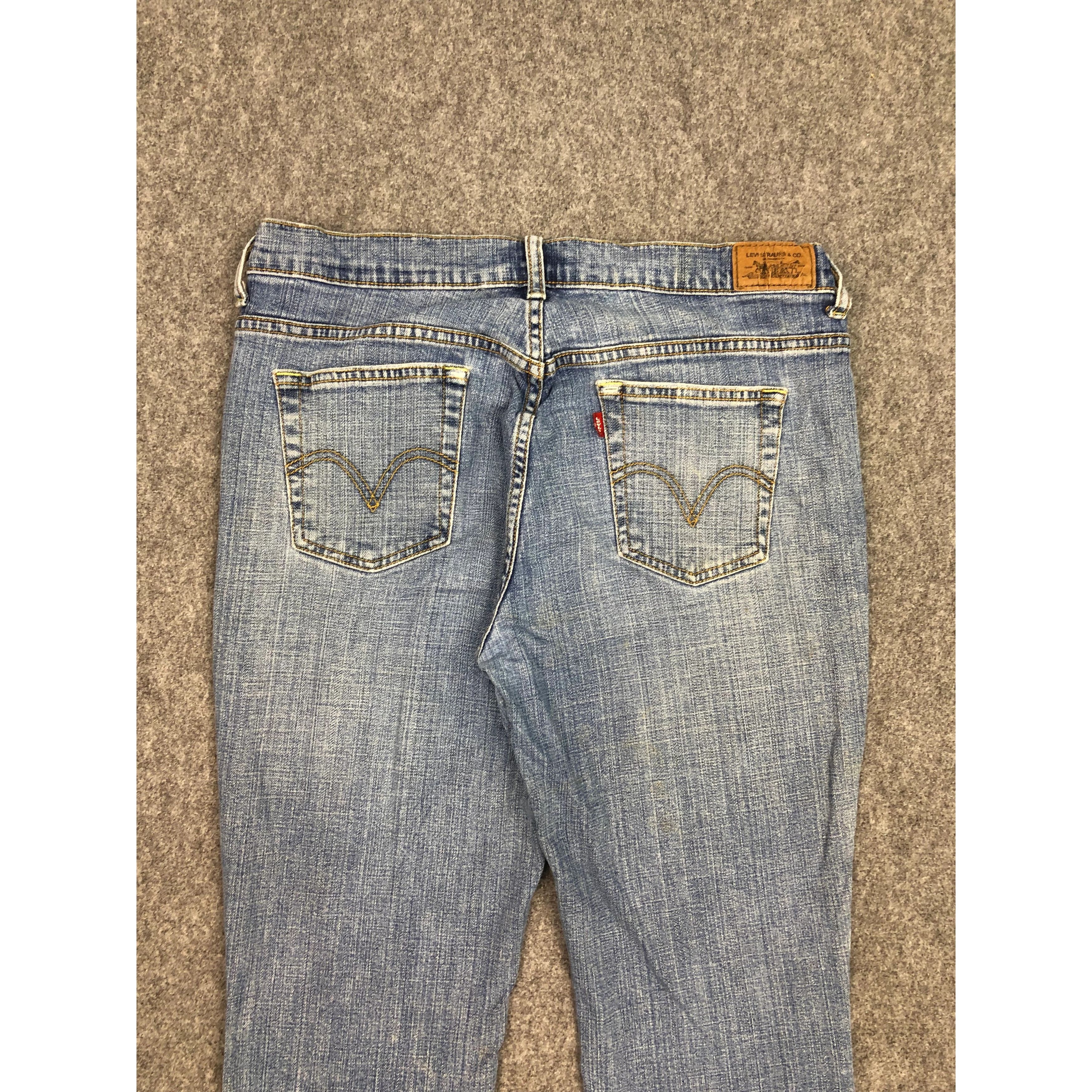 Levi's Vintage Levis 515 Flared Blue Jeans Flare DP0475 Size US 35 - 4 Thumbnail