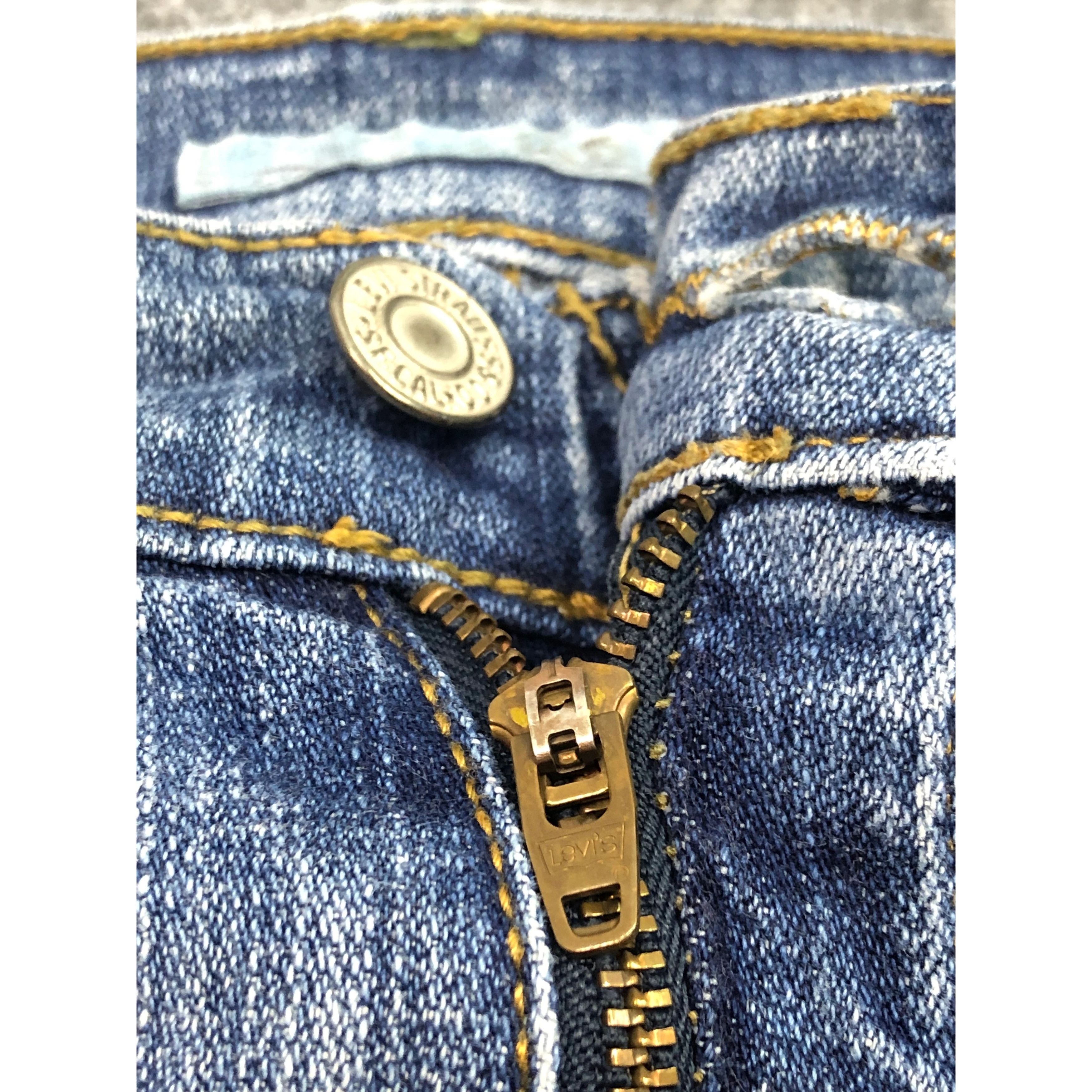 Levi's Vintage Levis 515 Flared Blue Jeans Flare DP0475 Size US 35 - 8 Thumbnail