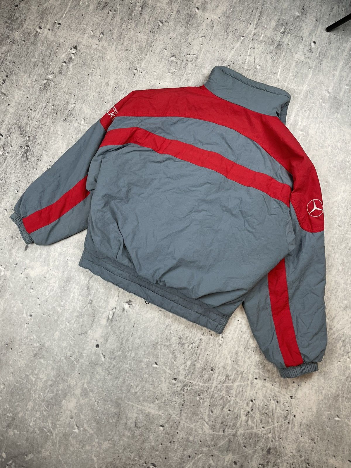Vintage Mercedes Benz ISC jacket bomber LKW racing moto rare