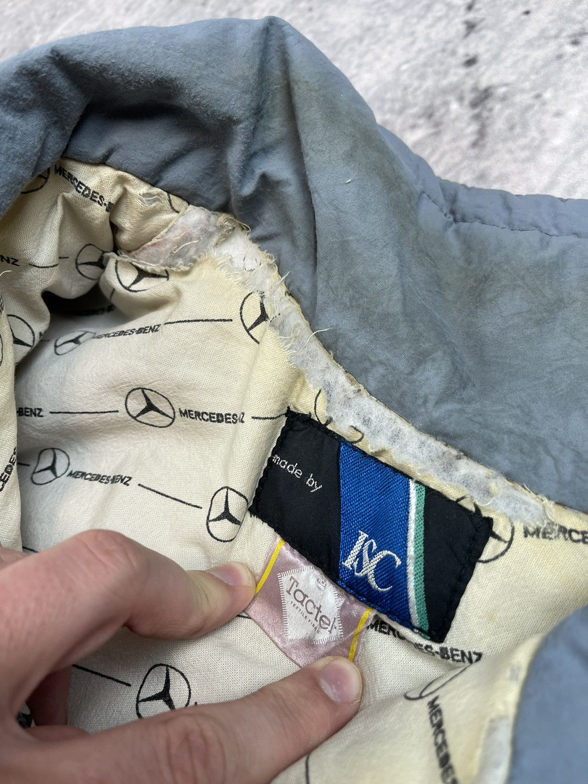 Vintage Mercedes Benz ISC jacket bomber LKW racing moto rare
