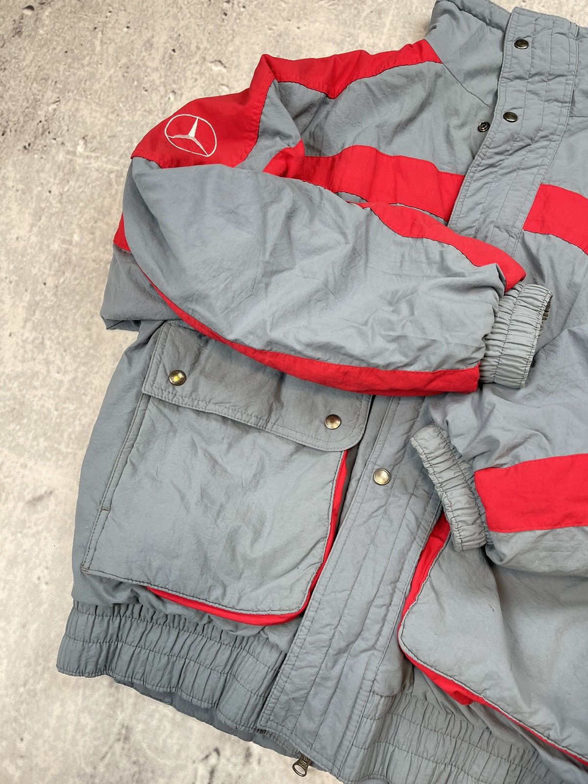 Vintage Mercedes Benz ISC jacket bomber LKW racing moto rare