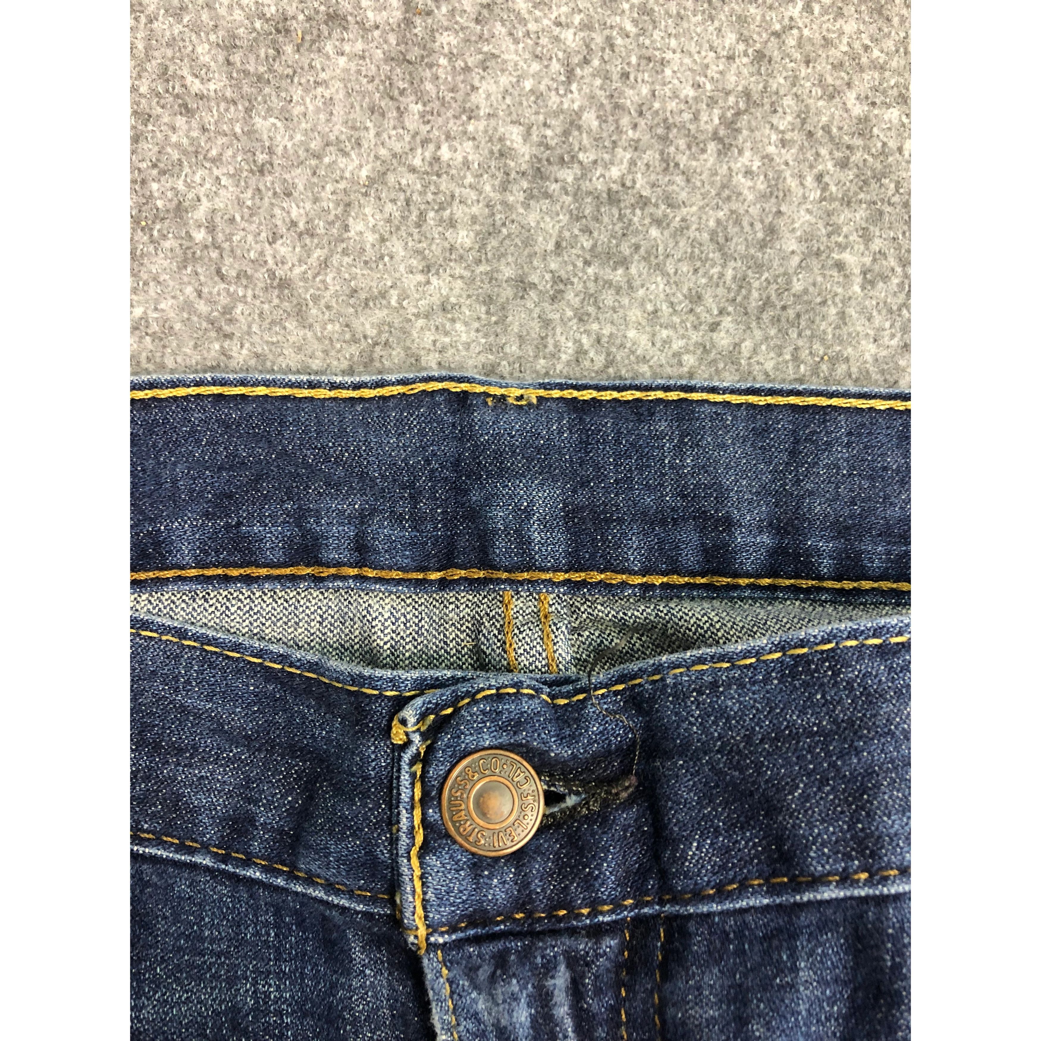 Levi's Vintage Levis 514 Faded Blue Jeans DP0484 Size US 42 / EU 58 - 6 Thumbnail