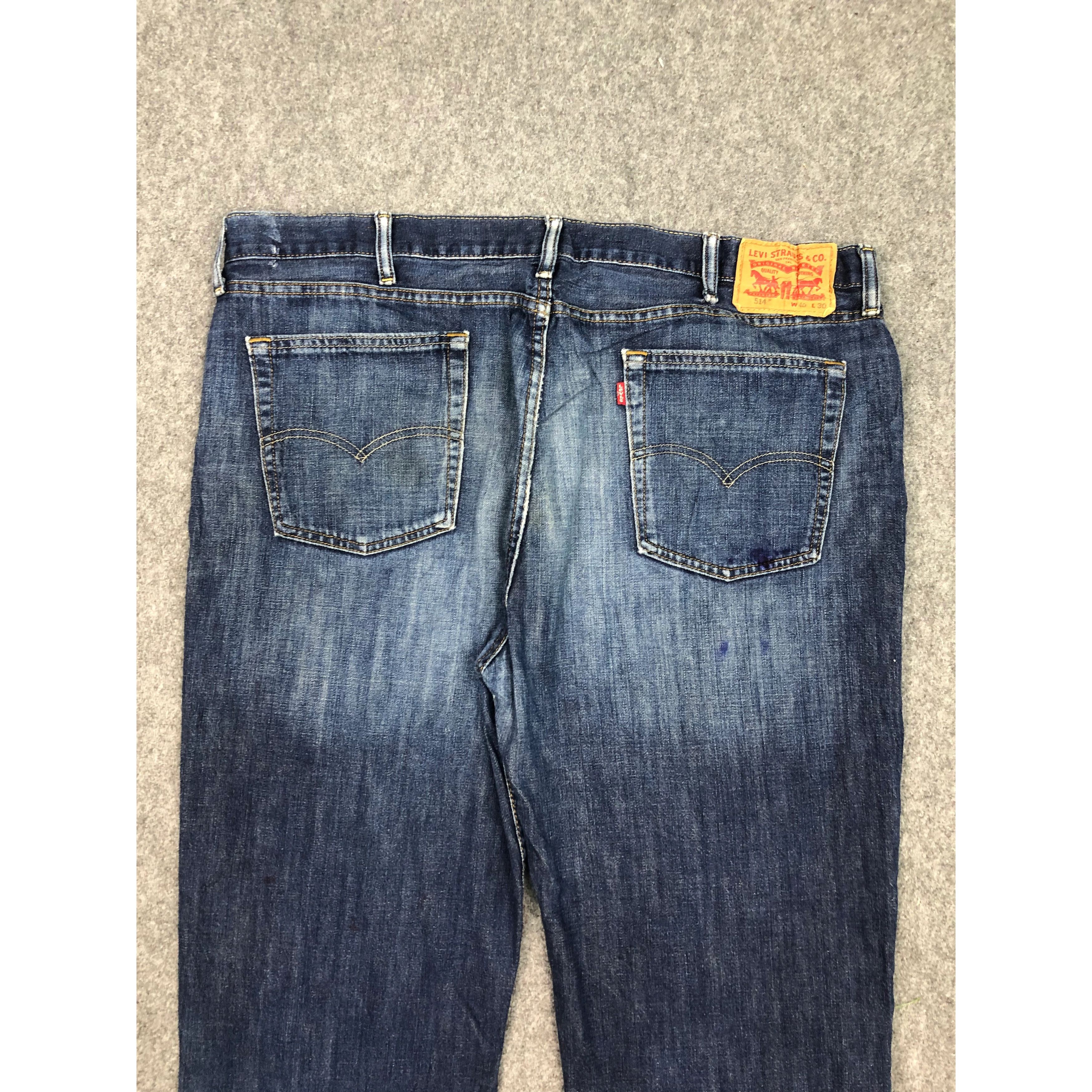 Levi's Vintage Levis 514 Faded Blue Jeans DP0484 Size US 42 / EU 58 - 4 Thumbnail