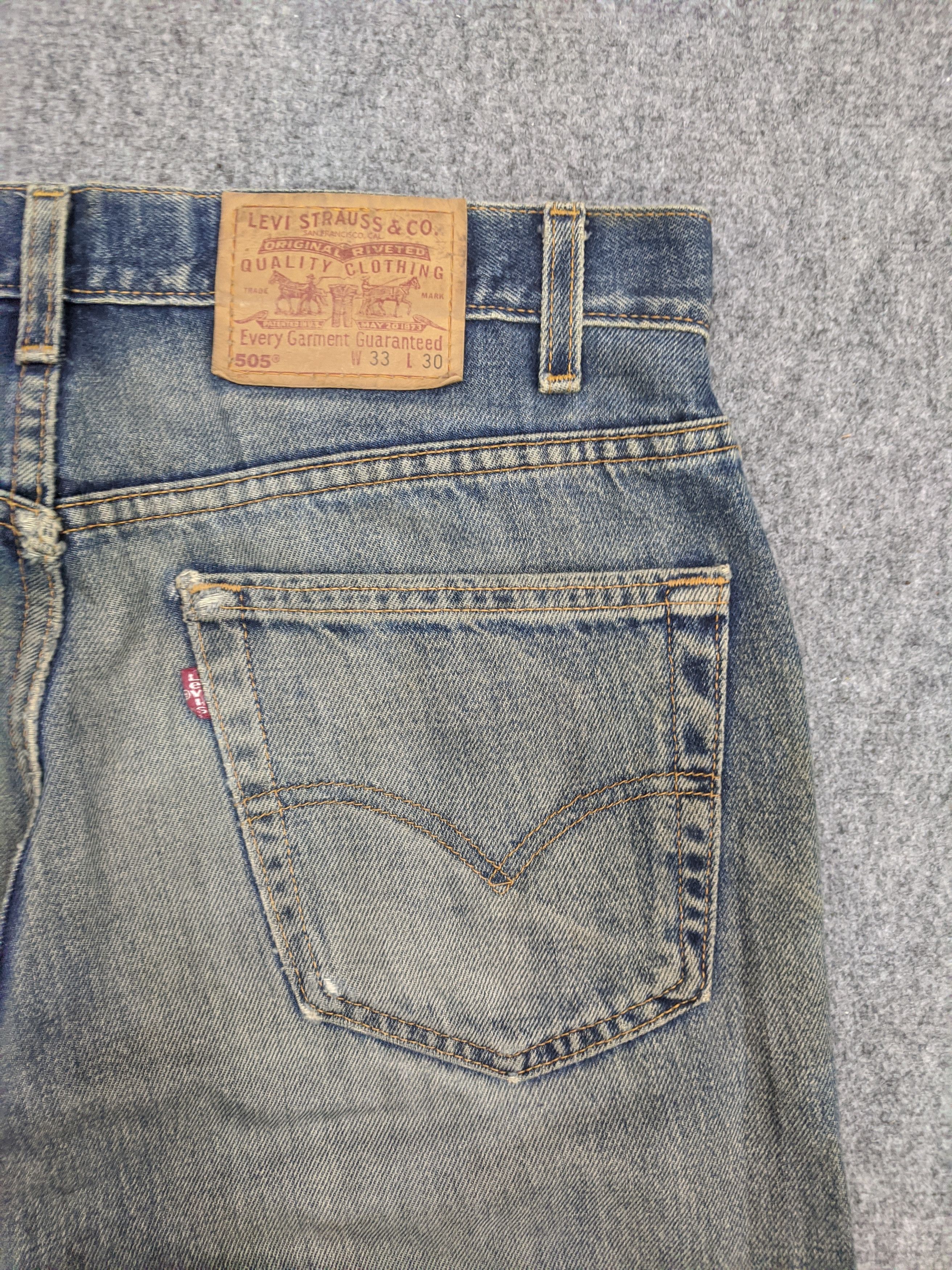 Levi's Vintage Levis 505 Dirtywash Jeans DP0676 Size US 35 - 12 Thumbnail