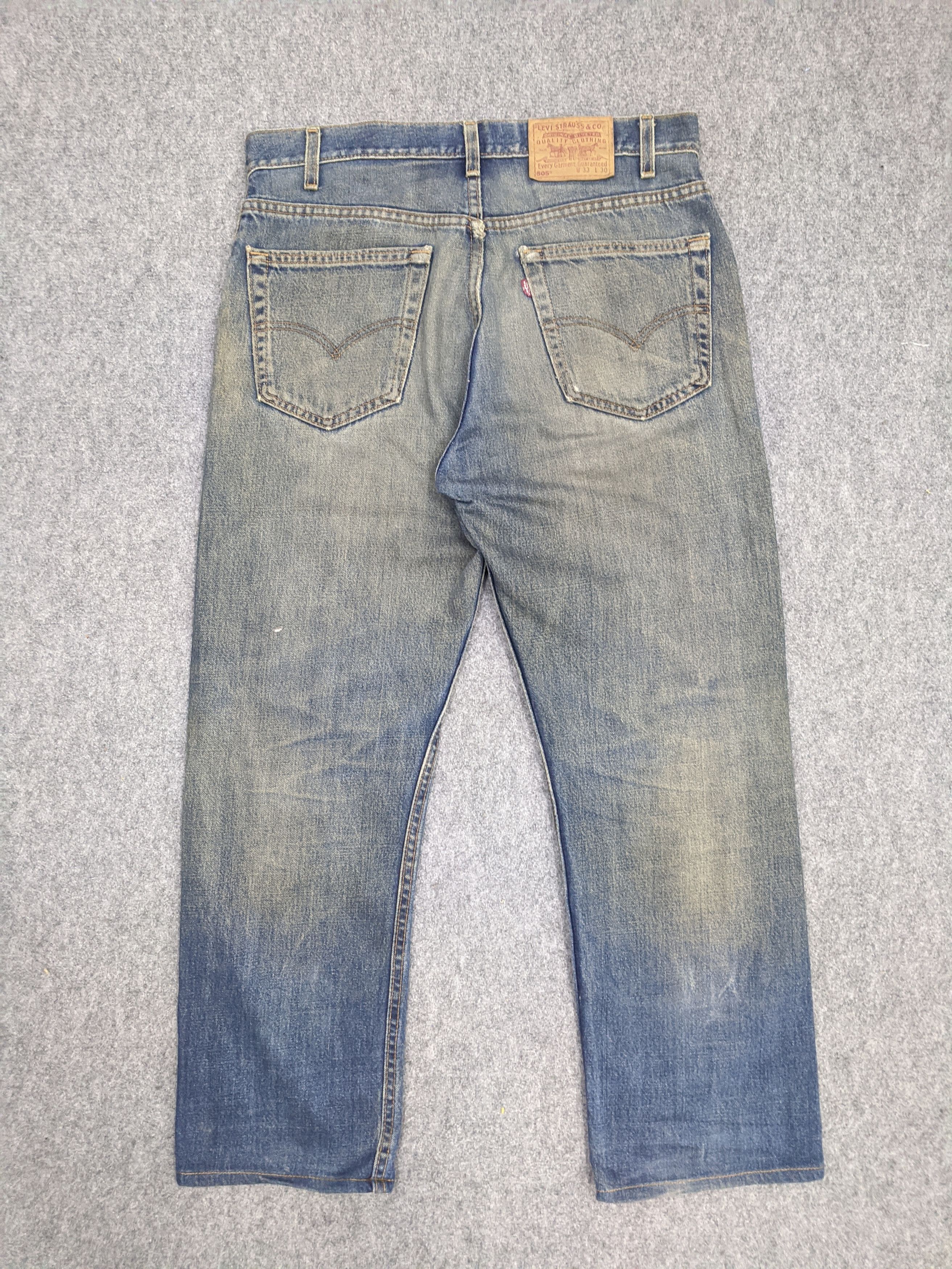 Levi's Vintage Levis 505 Dirtywash Jeans DP0676 Size US 35 - 3 Thumbnail
