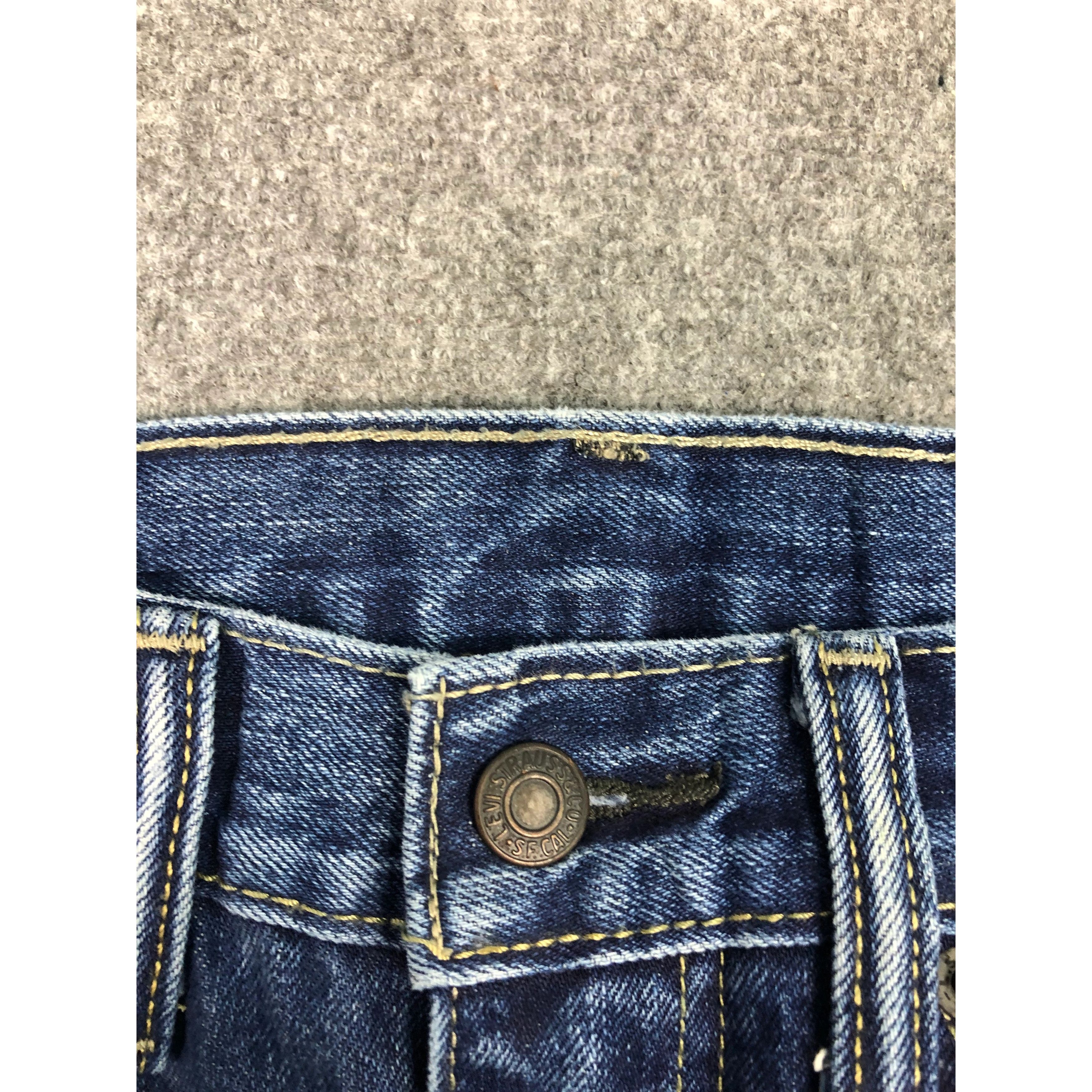Levi's Vintage Levis 514 Faded Blue Jeans DP0560 Size US 33 - 6 Thumbnail