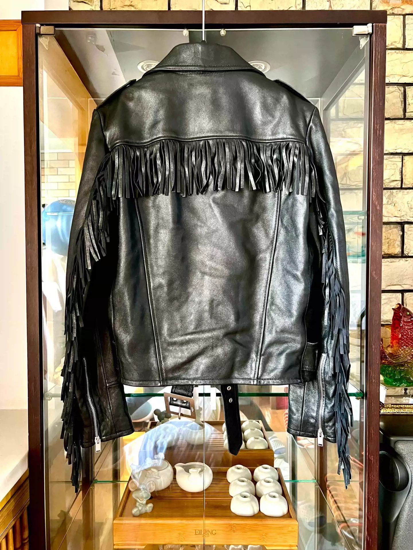Saint Laurent Paris Saint Laurent leather bat jacket Size US M / EU 48-50 / 2 - 2 Thumbnail