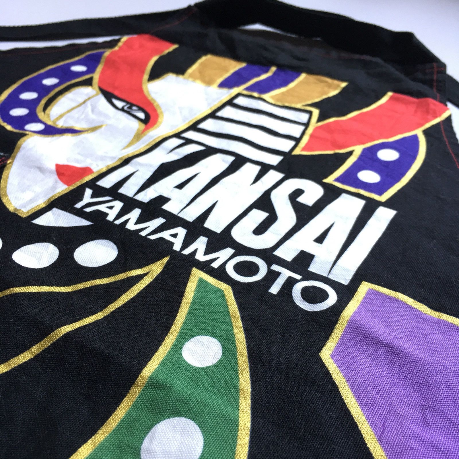 Kansai Yamamoto × Vintage Rare!! Kansai Yamamoto Japan Geisha Iconic Apron Size ONE SIZE - 7 Thumbnail