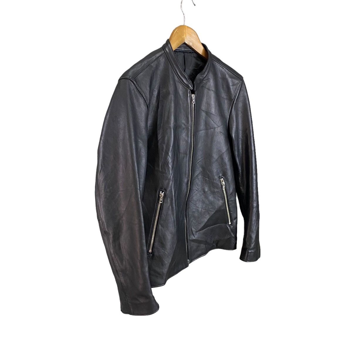 Genuine Leather LIDNM leather jacket riders premium sheep hide Size US M / EU 48-50 / 2 - 3 Thumbnail