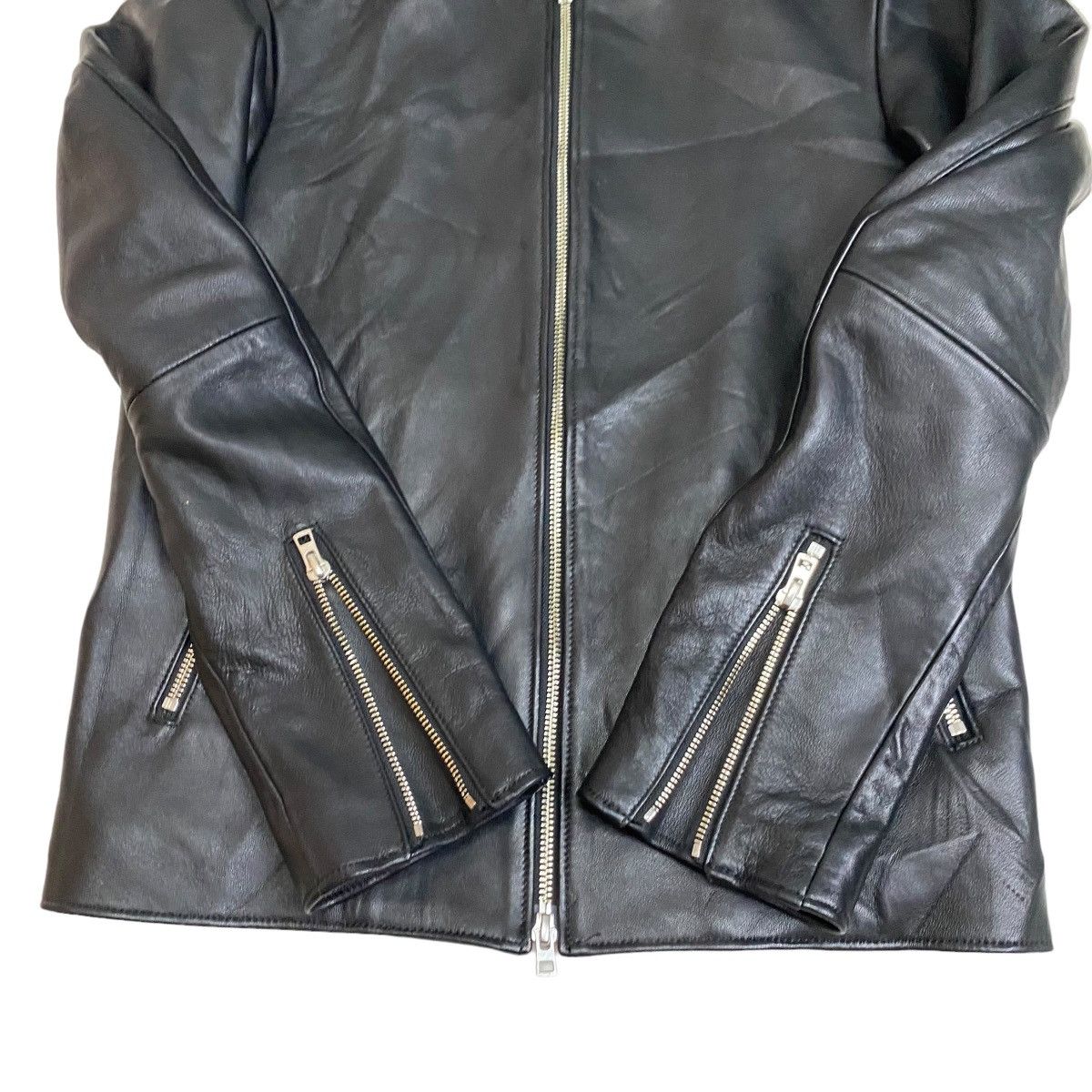 Genuine Leather LIDNM leather jacket riders premium sheep hide Size US M / EU 48-50 / 2 - 9 Thumbnail