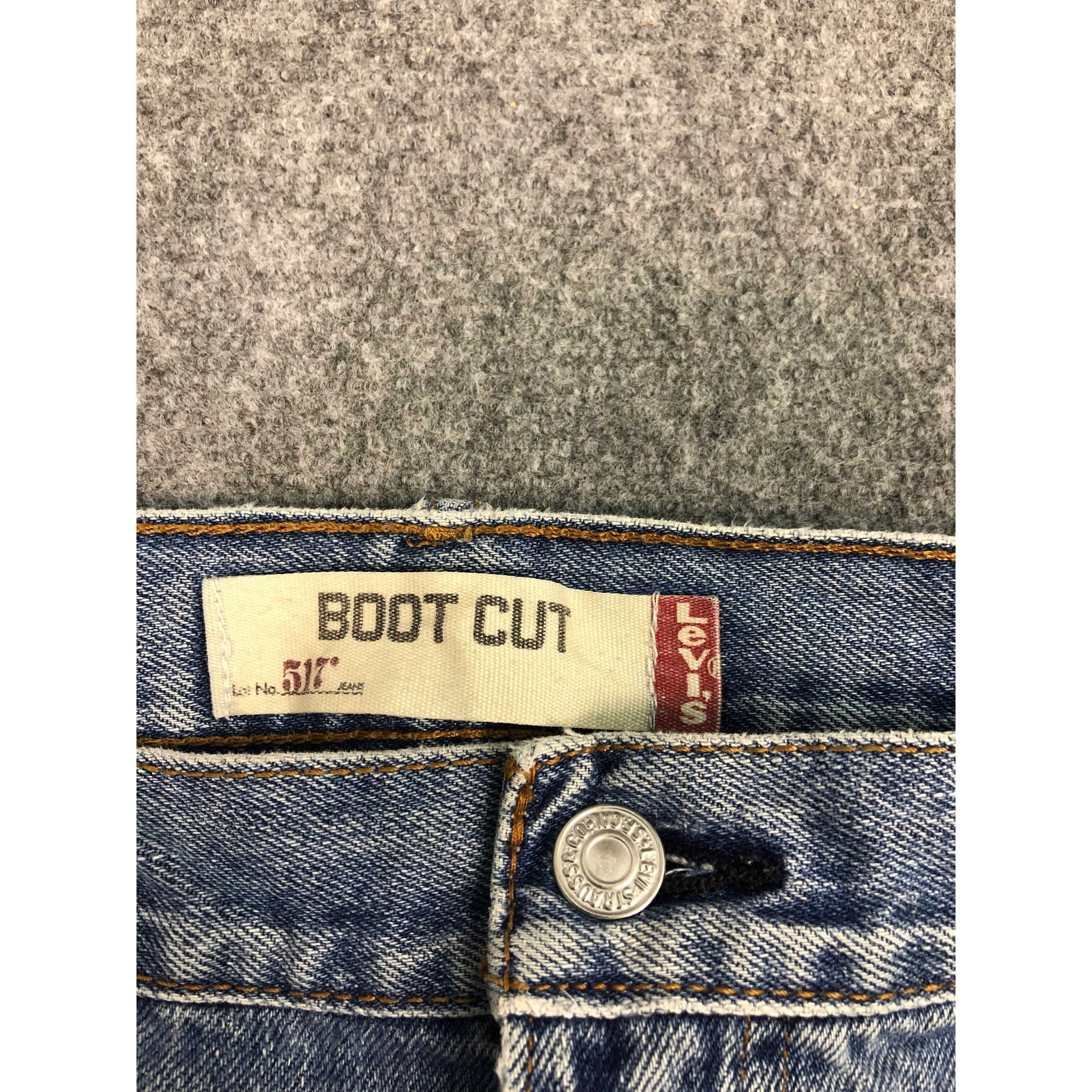 Levi's Vintage Levis 517 Flared Bootcut Jeans DP0456 Size US 36 / EU 52 - 6 Thumbnail
