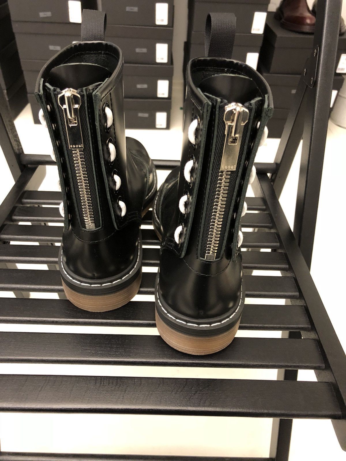 Hender Scheme × Sacai *NEW ITEM* Rare ! Zipped and Laced Black 
