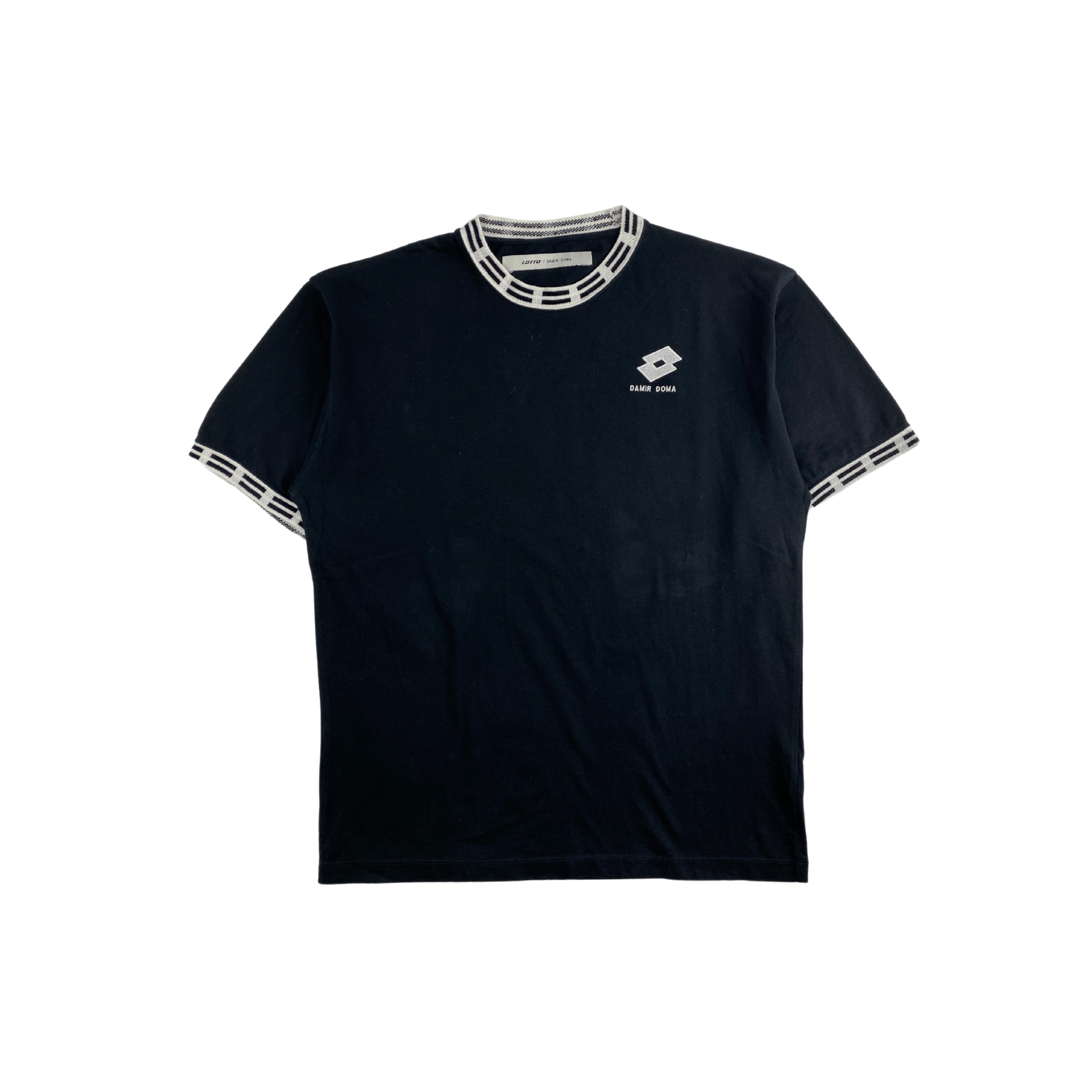 Damir Doma Lotto Damir Doma Black T-Shirt Size US M / EU 48-50 / 2 - 2 Thumbnail