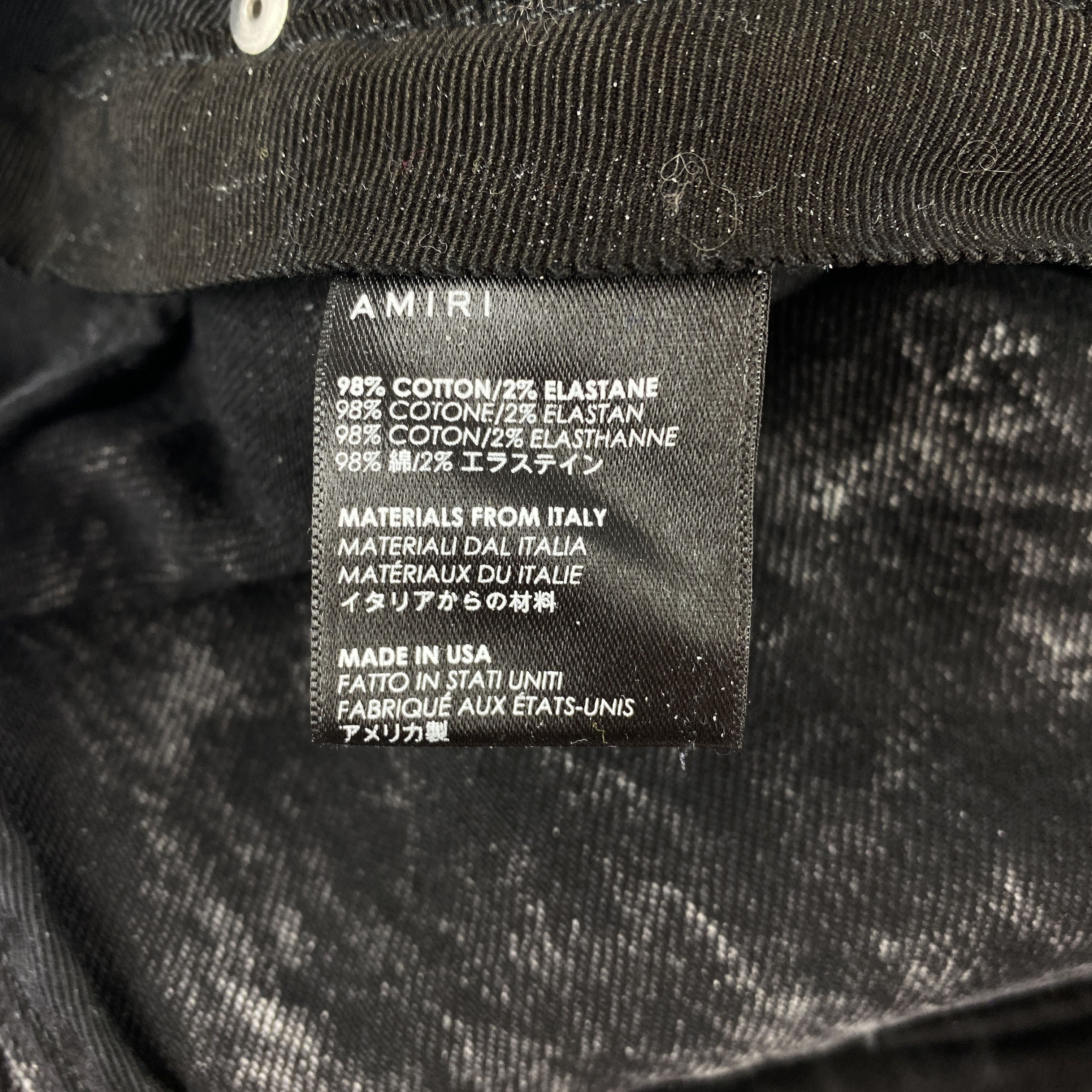 Amiri Amiri Pink on Grey Side Track Jeans Size US 31 - 6 Thumbnail