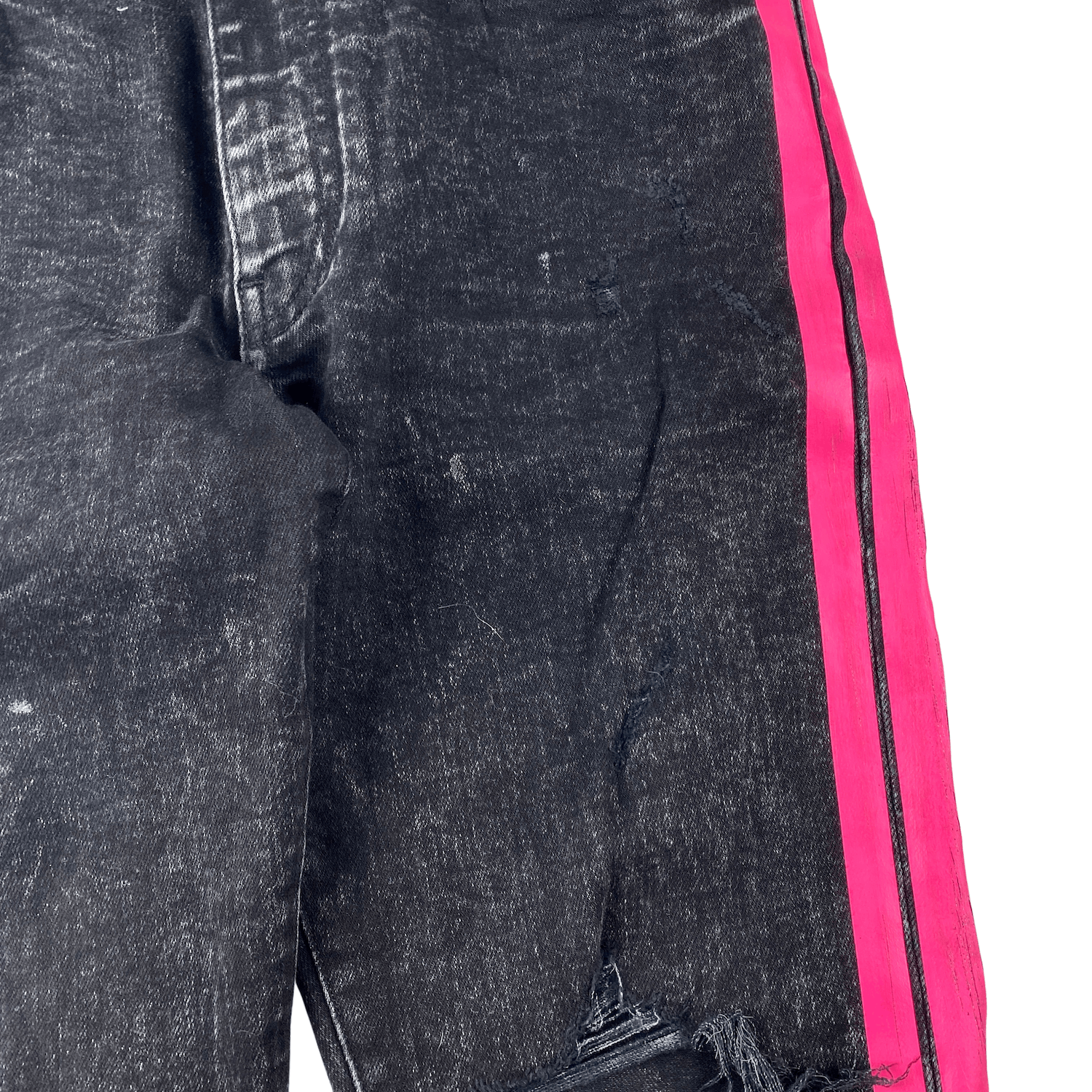 Amiri Amiri Pink on Grey Side Track Jeans Size US 31 - 3 Thumbnail