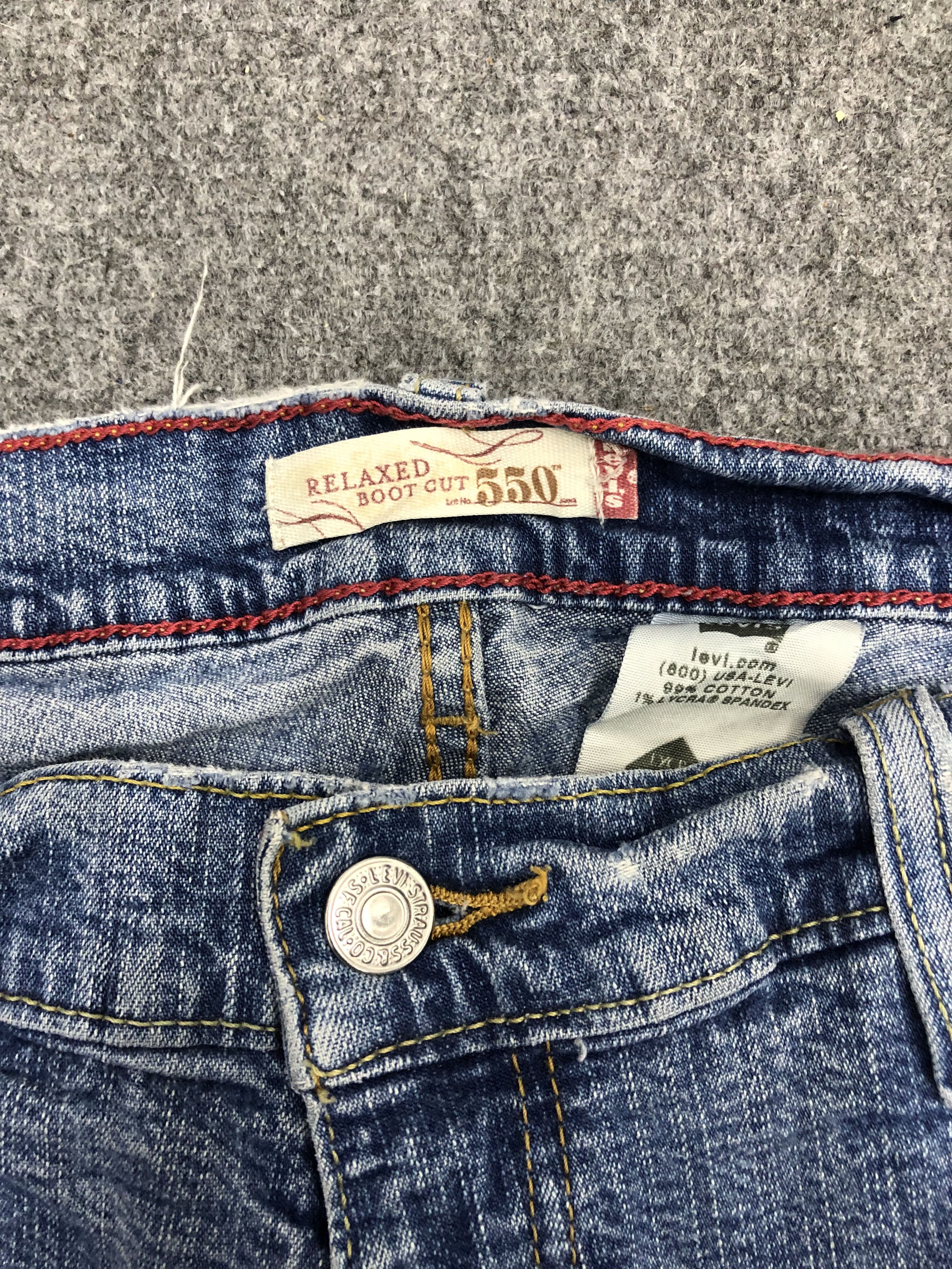 Levi's Vintage Levis 550 Women Bootcut Flared Denim DP1115 Size US 38 / EU 54 - 9 Thumbnail