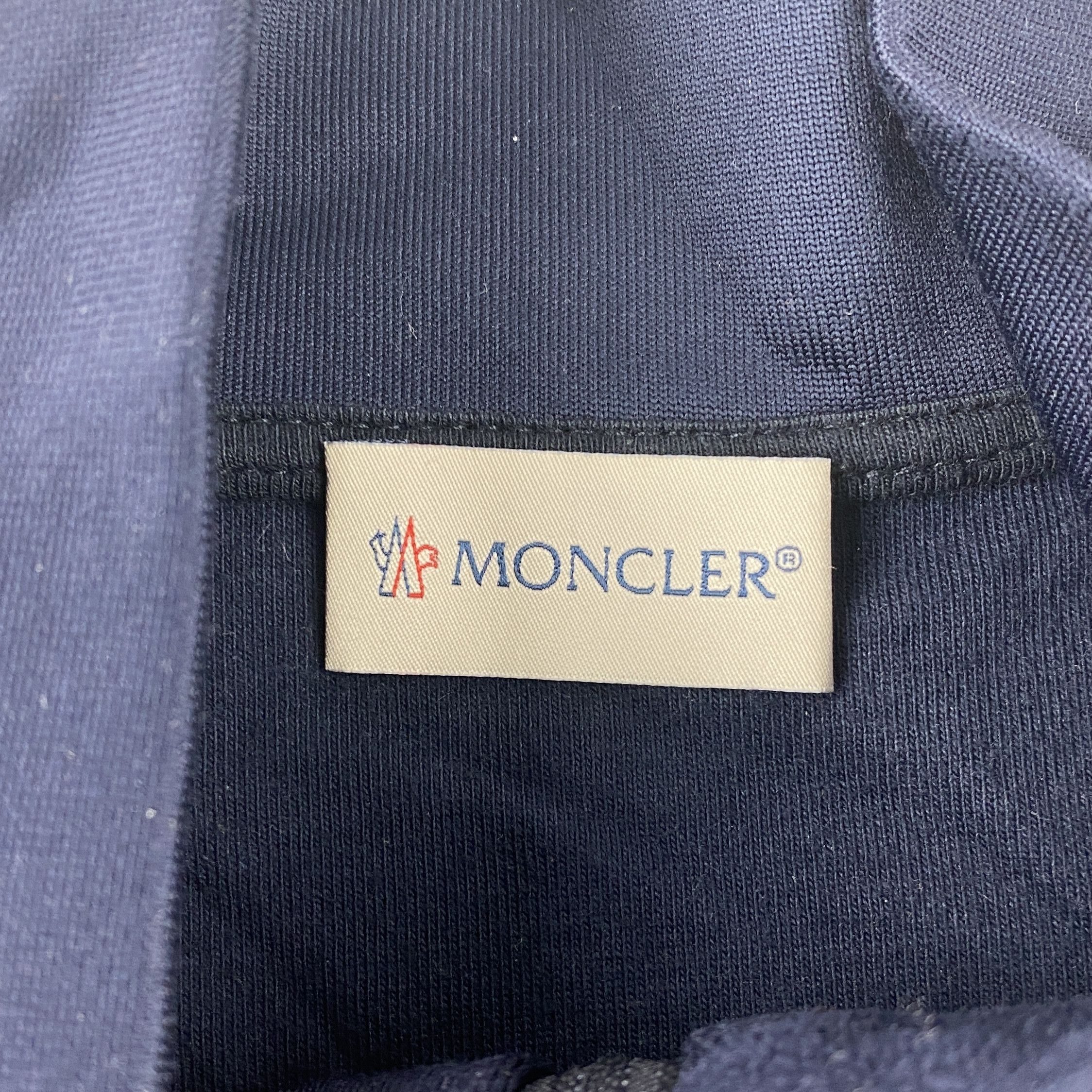 Moncler Moncler Navy Logo Track Jacket Size US M / EU 48-50 / 2 - 4 Thumbnail