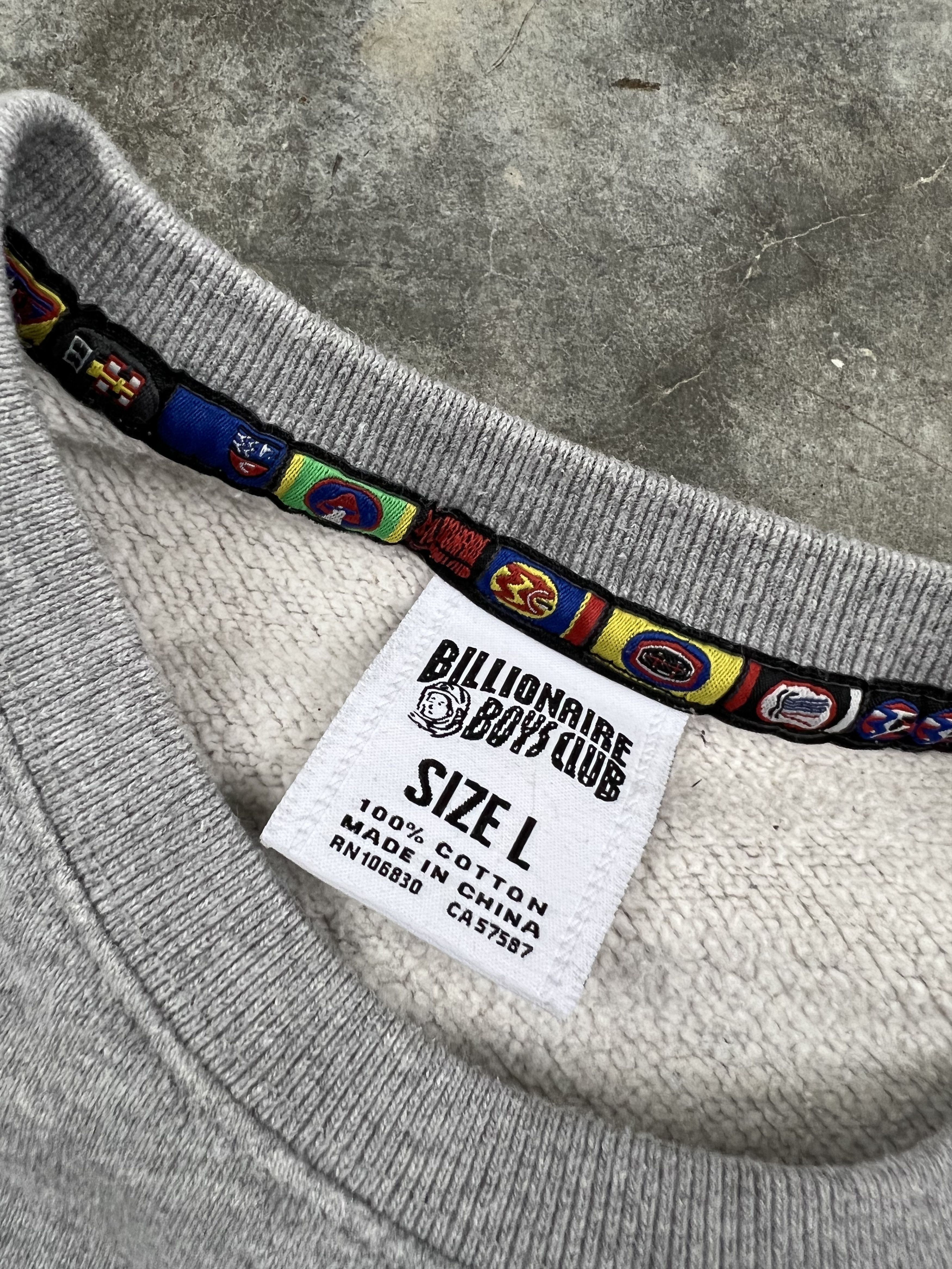 Billionaire Boys Club Billionaire Boys Club Nautical Flag Astronaut Sweatshirt Size US L / EU 52-54 / 3 - 3 Thumbnail