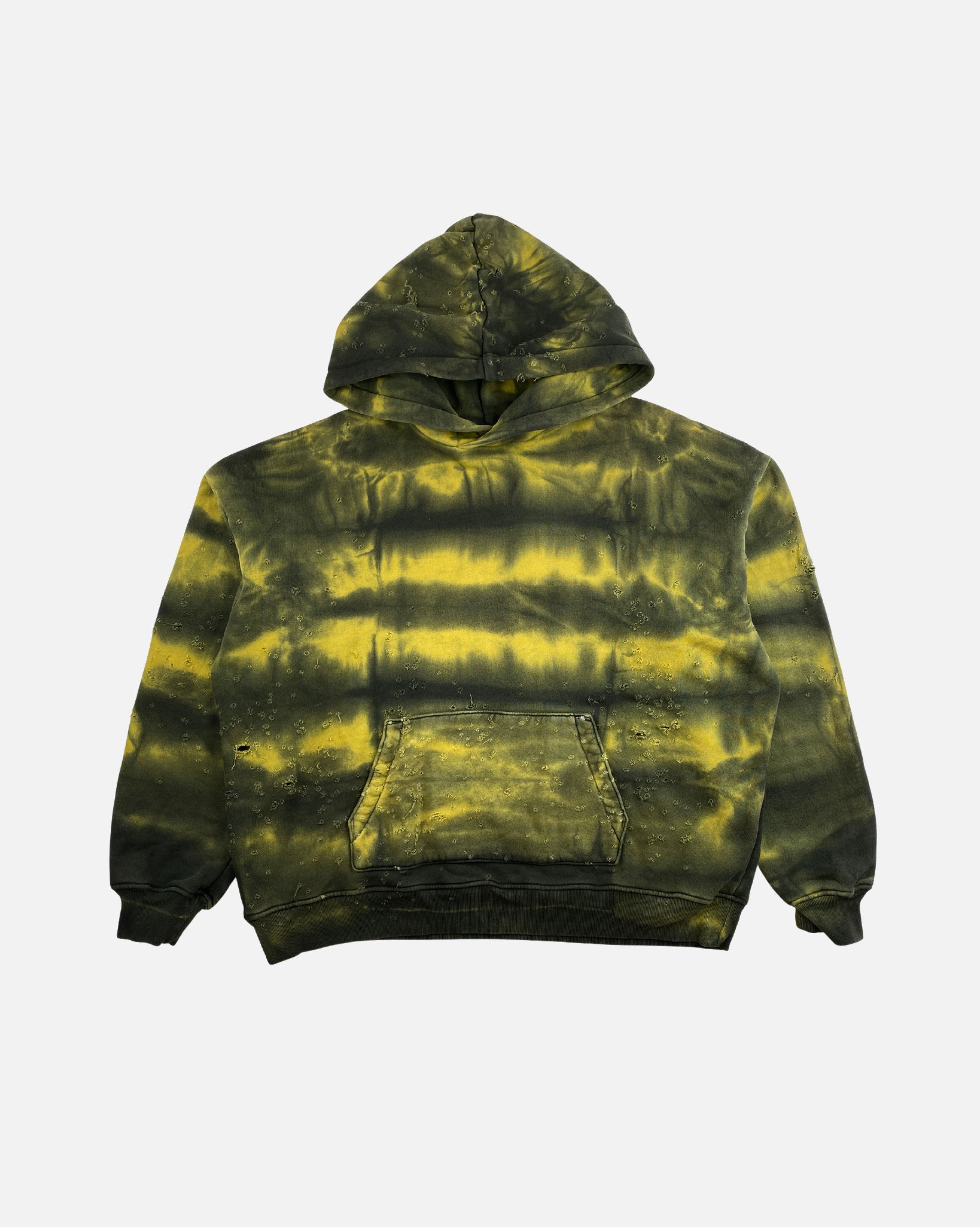 Amiri Amiri Green Tie-Dye Shotgun Hoodie Size US L / EU 52-54 / 3 - 1 Thumbnail