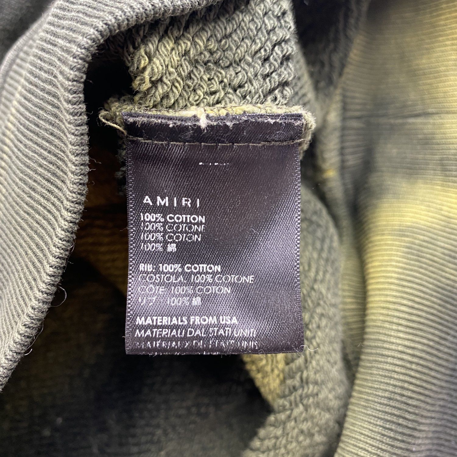 Amiri Amiri Green Tie-Dye Shotgun Hoodie Size US L / EU 52-54 / 3 - 7 Thumbnail