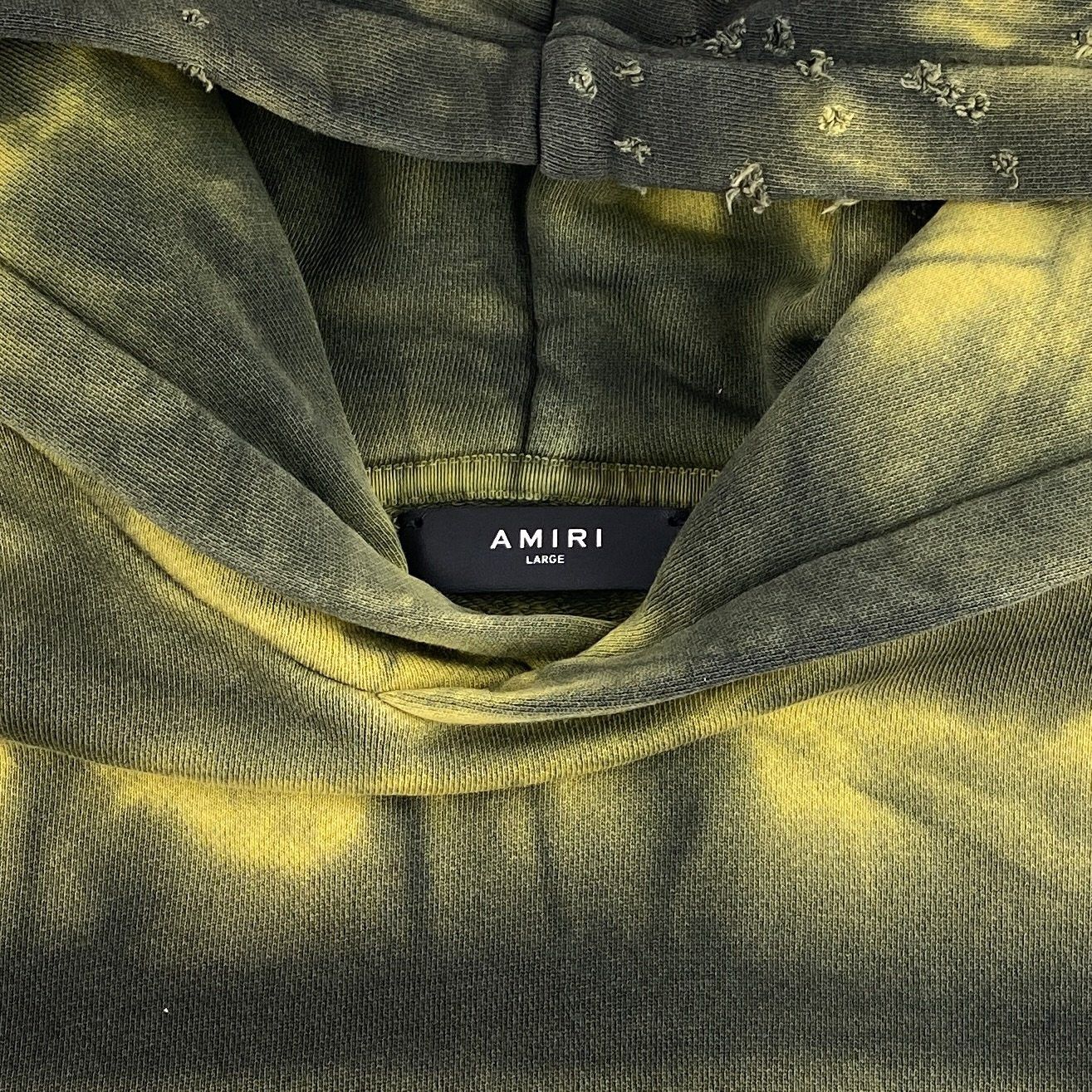 Amiri Amiri Green Tie-Dye Shotgun Hoodie Size US L / EU 52-54 / 3 - 6 Thumbnail