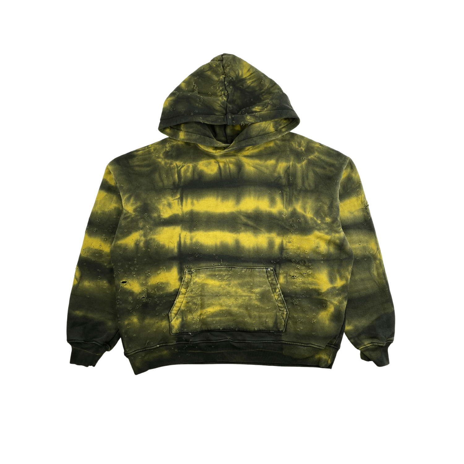 Amiri Amiri Green Tie-Dye Shotgun Hoodie Size US L / EU 52-54 / 3 - 2 Thumbnail