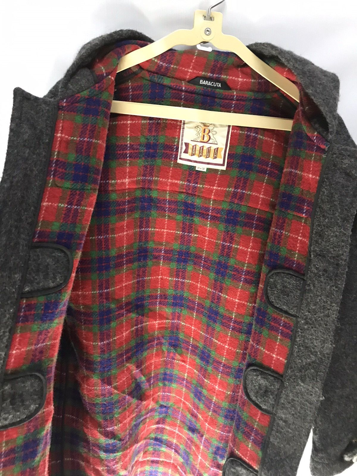 Baracuta × Vintage 🔥Offer!! Vintage baracuta wool jacket/coat with hoodie Size US L / EU 52-54 / 3 - 6 Thumbnail