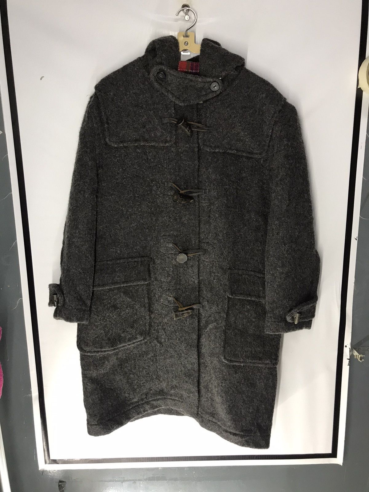 Baracuta × Vintage 🔥Offer!! Vintage baracuta wool jacket/coat with hoodie Size US L / EU 52-54 / 3 - 8 Thumbnail