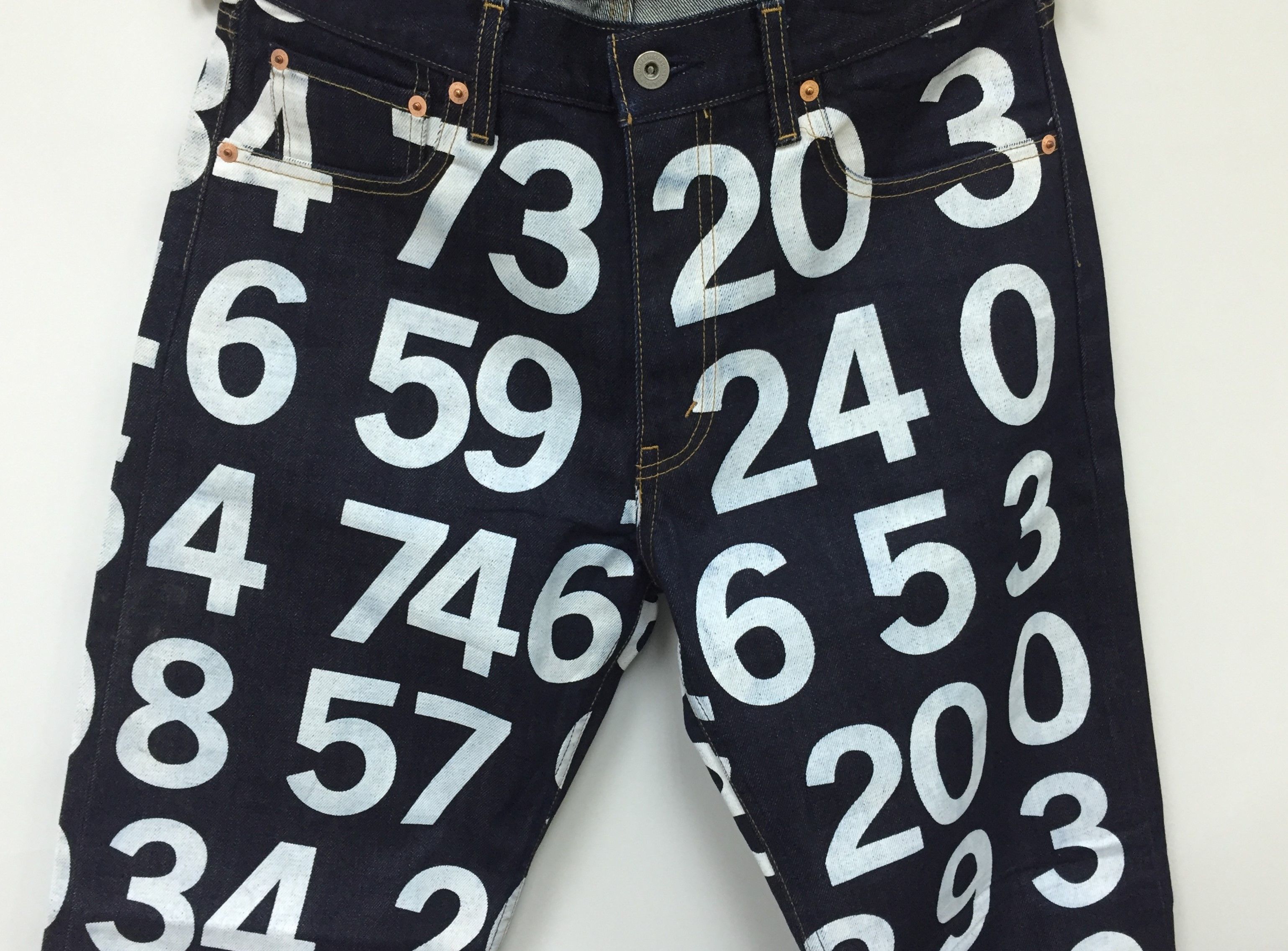 Comme des Garcons × Junya Watanabe 2002 Junya Watanabe Numeric Print Size US 35 - 3 Thumbnail