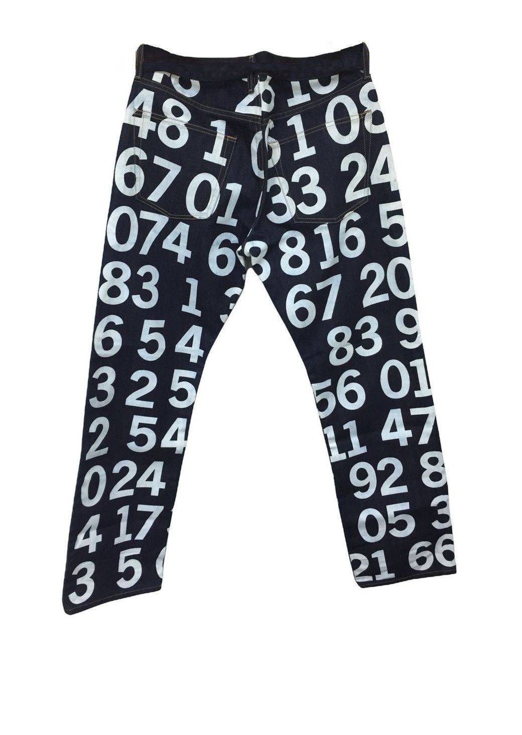 Comme des Garcons × Junya Watanabe 2002 Junya Watanabe Numeric Print Size US 35 - 2 Thumbnail