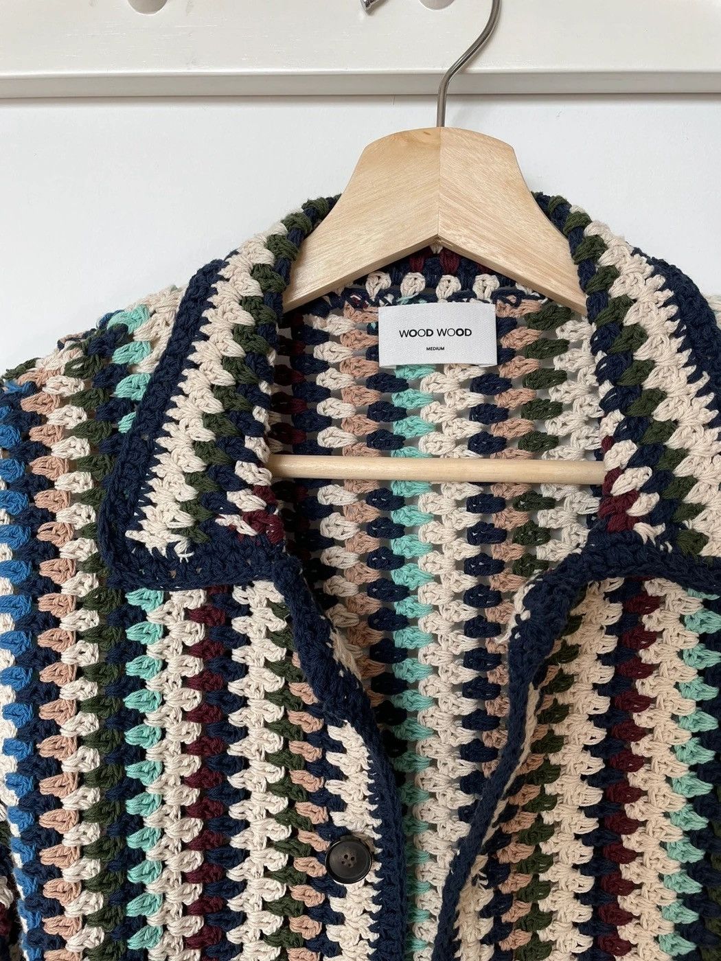 Wood Wood Calvin crochet cardigan BODE like Size US M / EU 48-50 / 2 - 4 Thumbnail