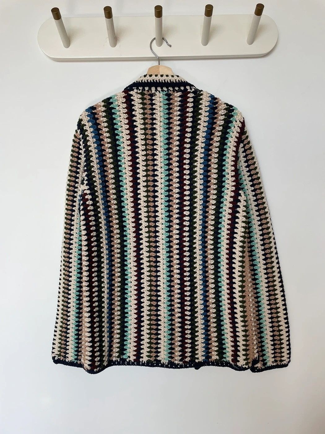 Wood Wood Calvin crochet cardigan BODE like Size US M / EU 48-50 / 2 - 3 Thumbnail