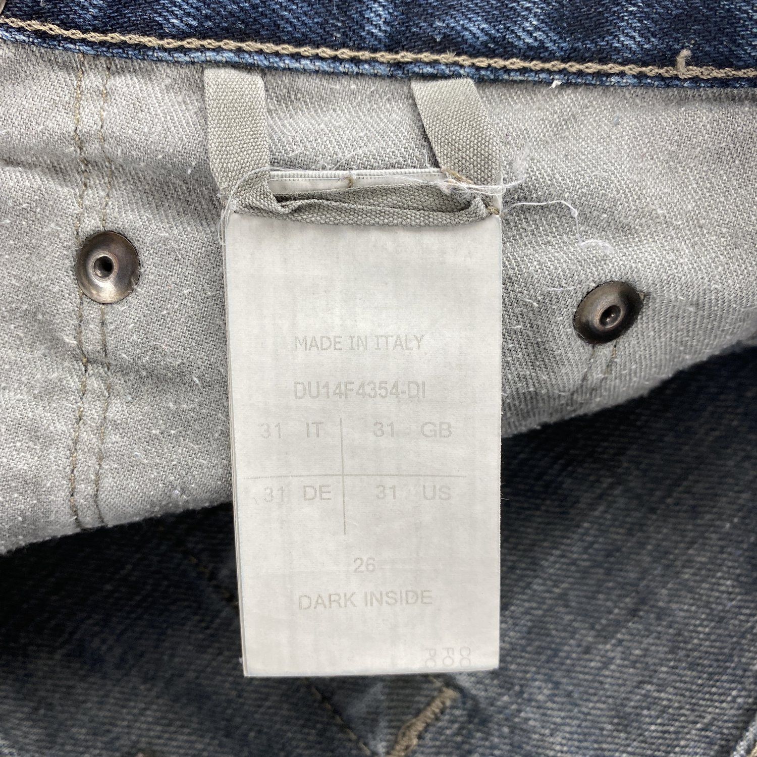 Rick Owens Rick Owens Blue Torrence Cut Jeans Size US 31 - 5 Thumbnail