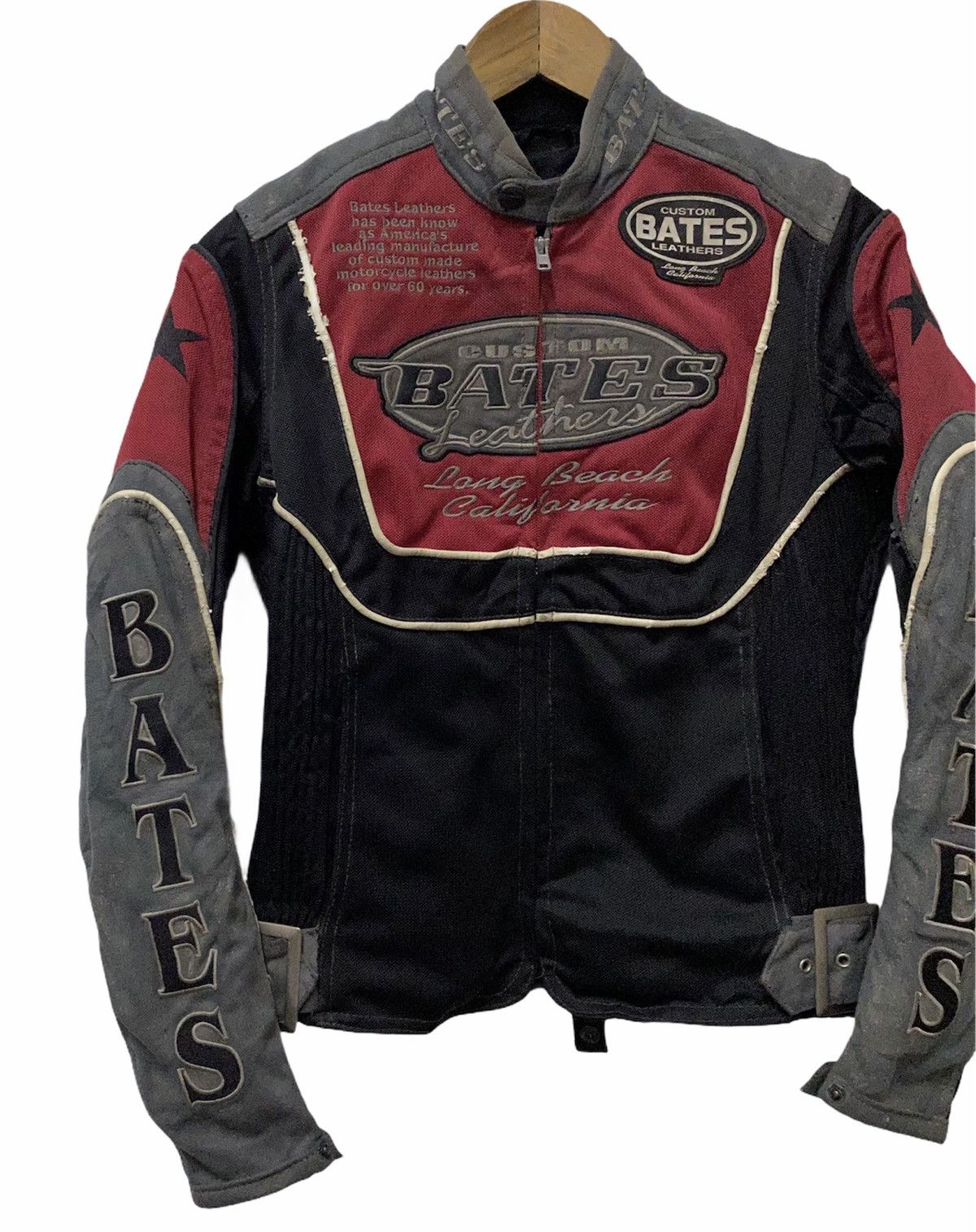 Sports Specialties 🔥Bates Custom Leather Distressed Motorcycle Jacket Size US S / EU 44-46 / 1 - 5 Thumbnail