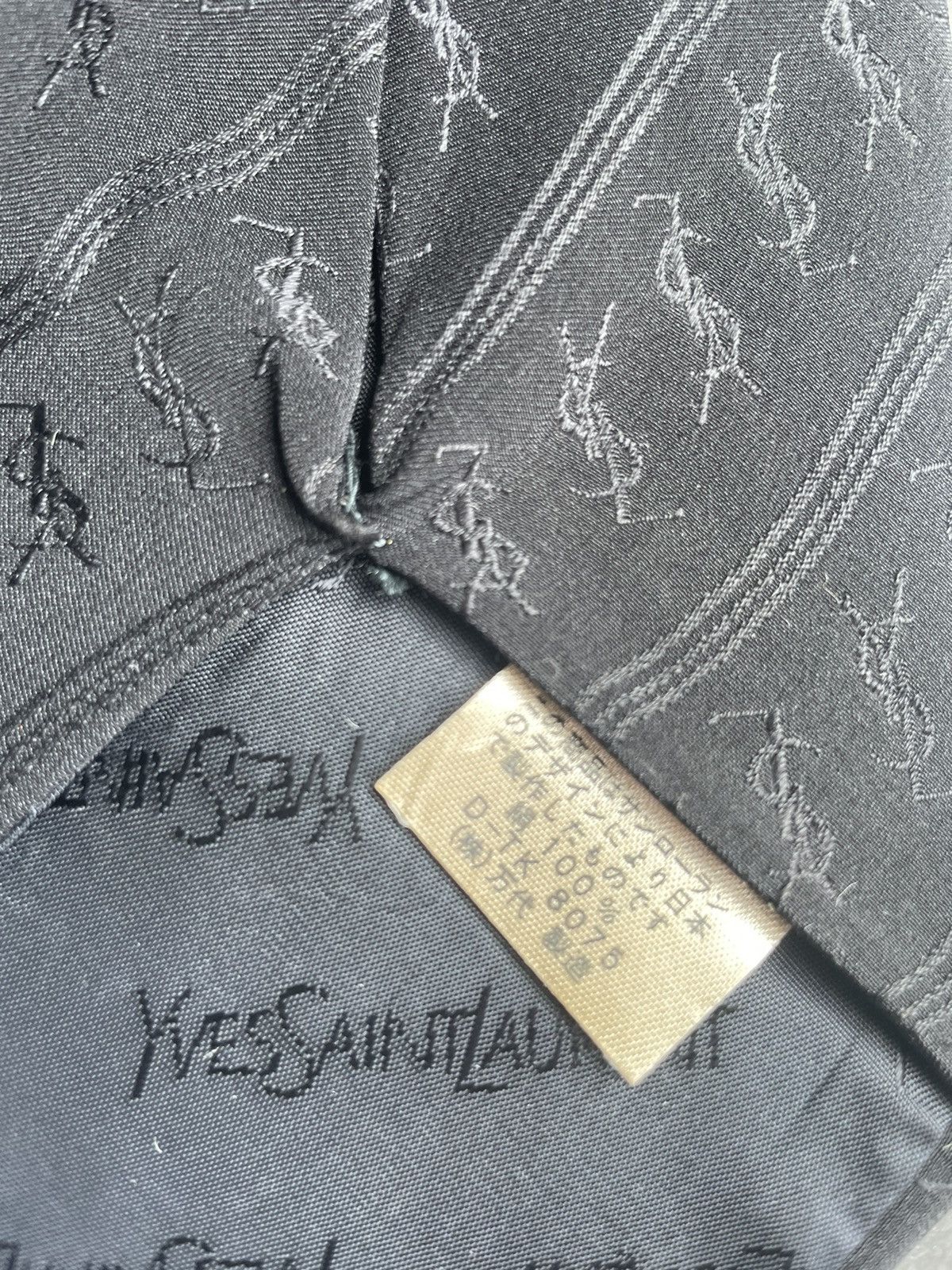 Designer Yves Saint Laurent Mogoram Neck Tie Size ONE SIZE - 9 Thumbnail