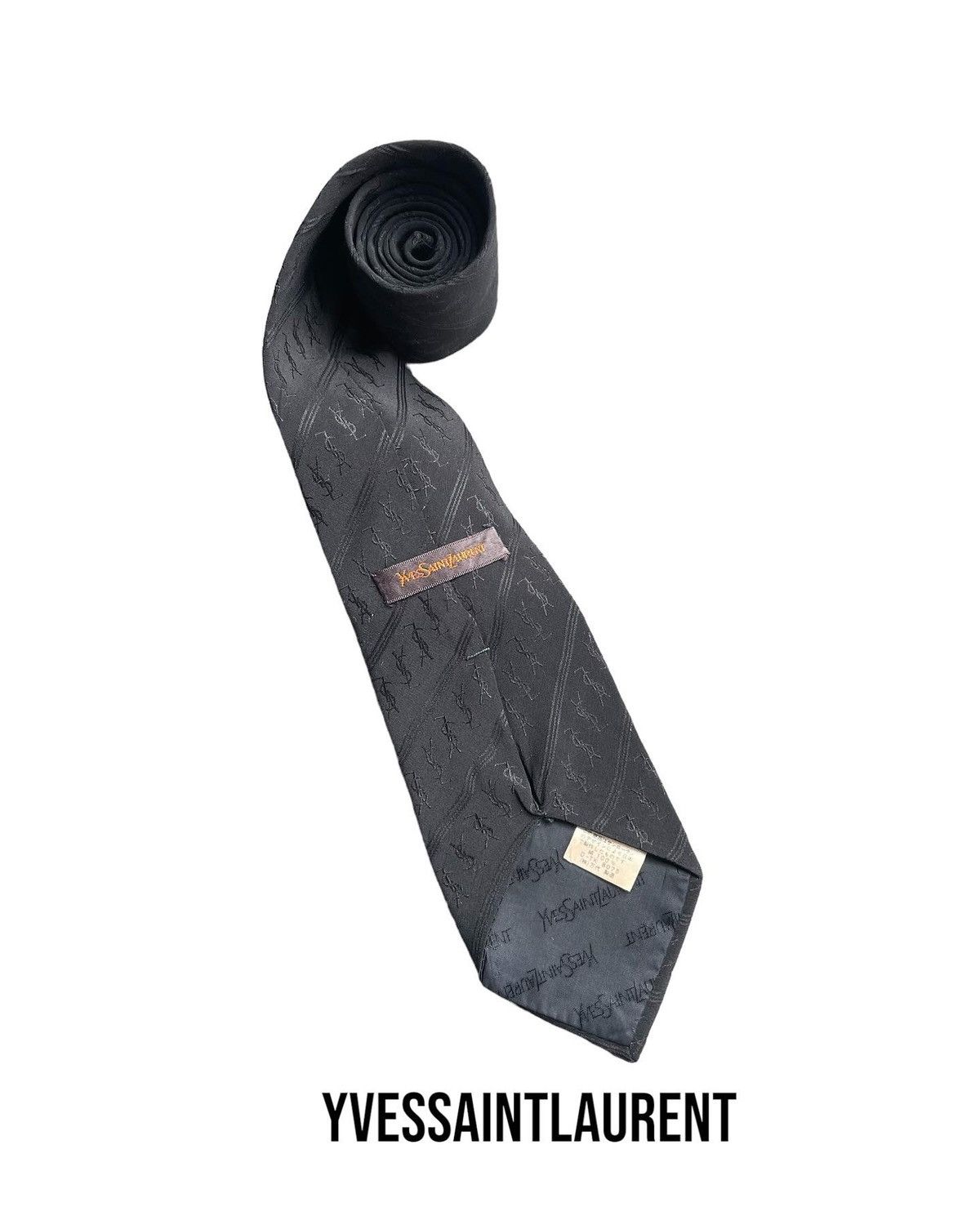 Designer Yves Saint Laurent Mogoram Neck Tie Size ONE SIZE - 1 Thumbnail