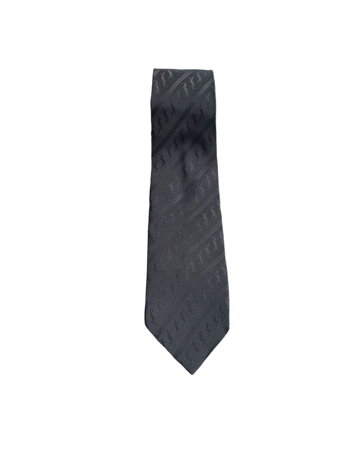 Designer Yves Saint Laurent Mogoram Neck Tie Size ONE SIZE - 2 Thumbnail