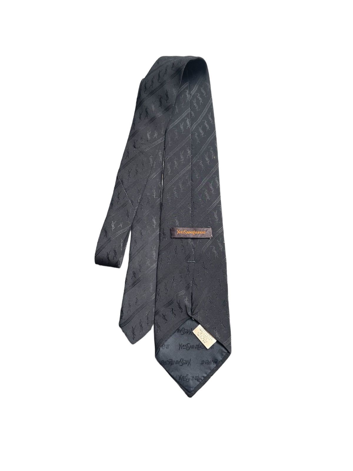 Designer Yves Saint Laurent Mogoram Neck Tie Size ONE SIZE - 5 Thumbnail
