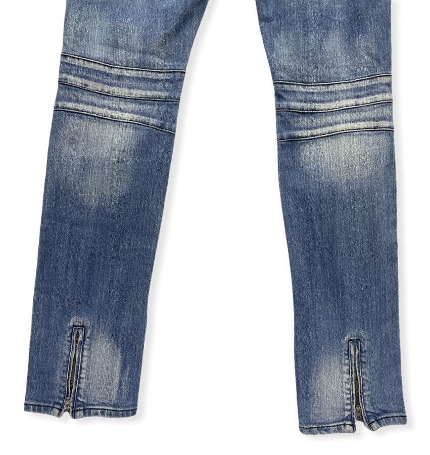 BUFFALO BOBS VERY RARE🔥BUFALLOBOBS Stone Wash Biker Inspired By BALMAIN Size US 31 - 8 Thumbnail