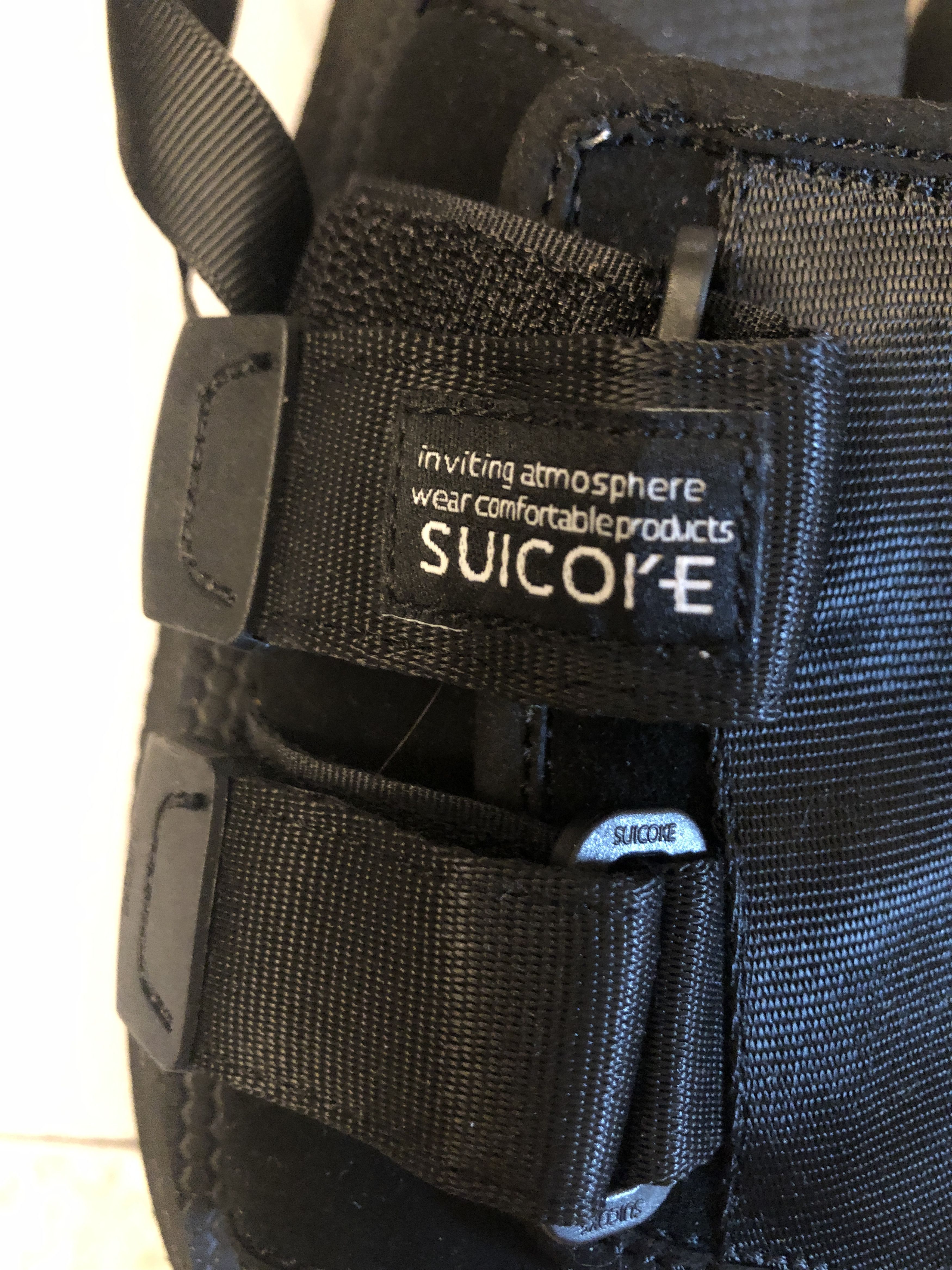 Suicoke NEW Suicoke KAW-VS Webbing-Trimmed Suede Sandals Black US 6 Size US 6 / EU 39 - 4 Thumbnail