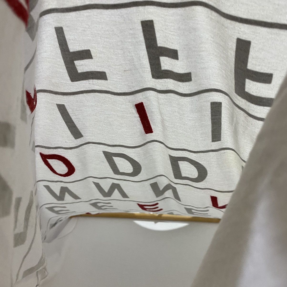 Fendi × Vintage VINTAGE‼️Fendi Red Word Embroided T-Shirt Size US M / EU 48-50 / 2 - 4 Thumbnail