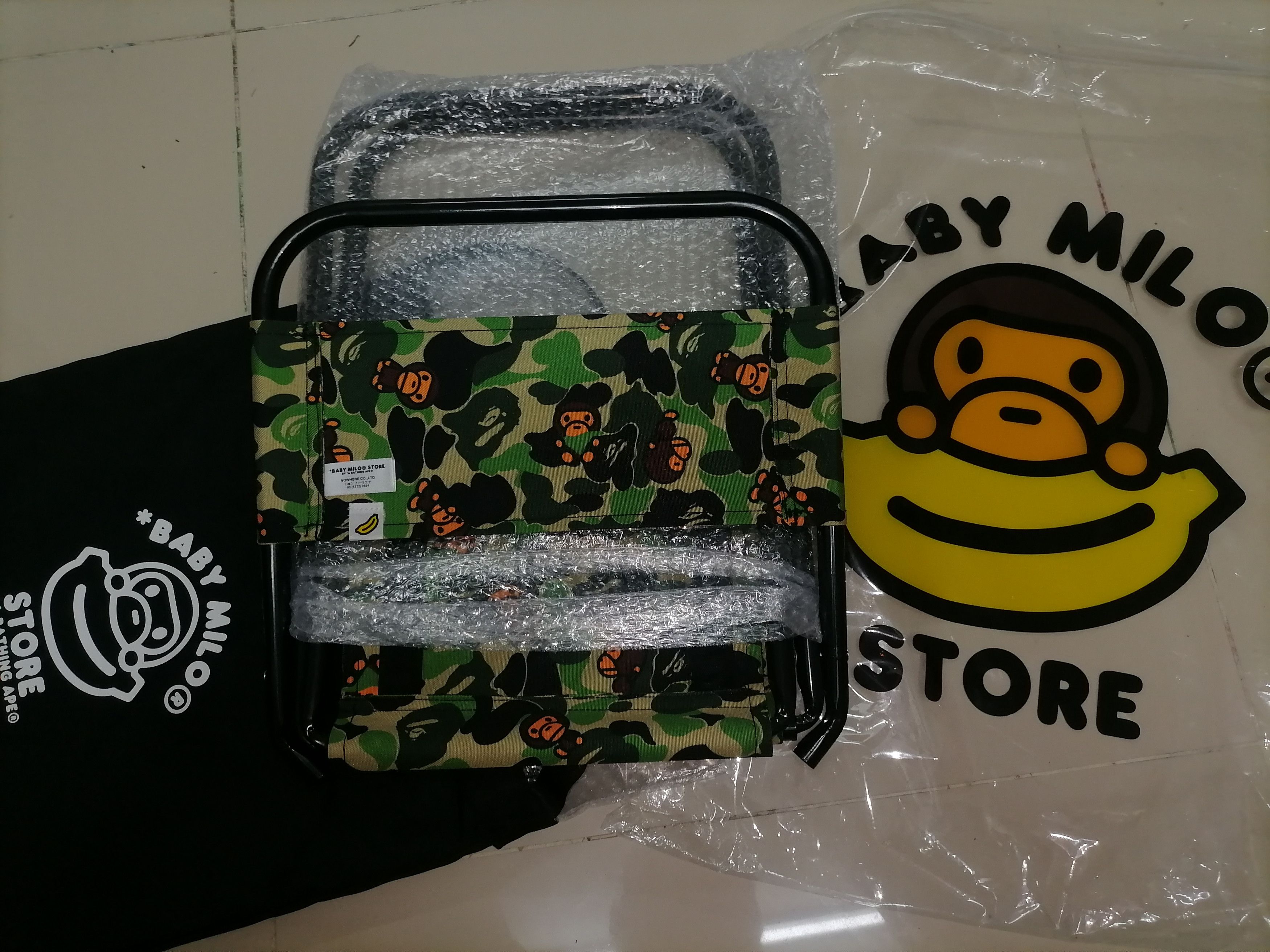 Bape BABY MILO FOLDABLE CHAIR Size ONE SIZE - 5 Thumbnail