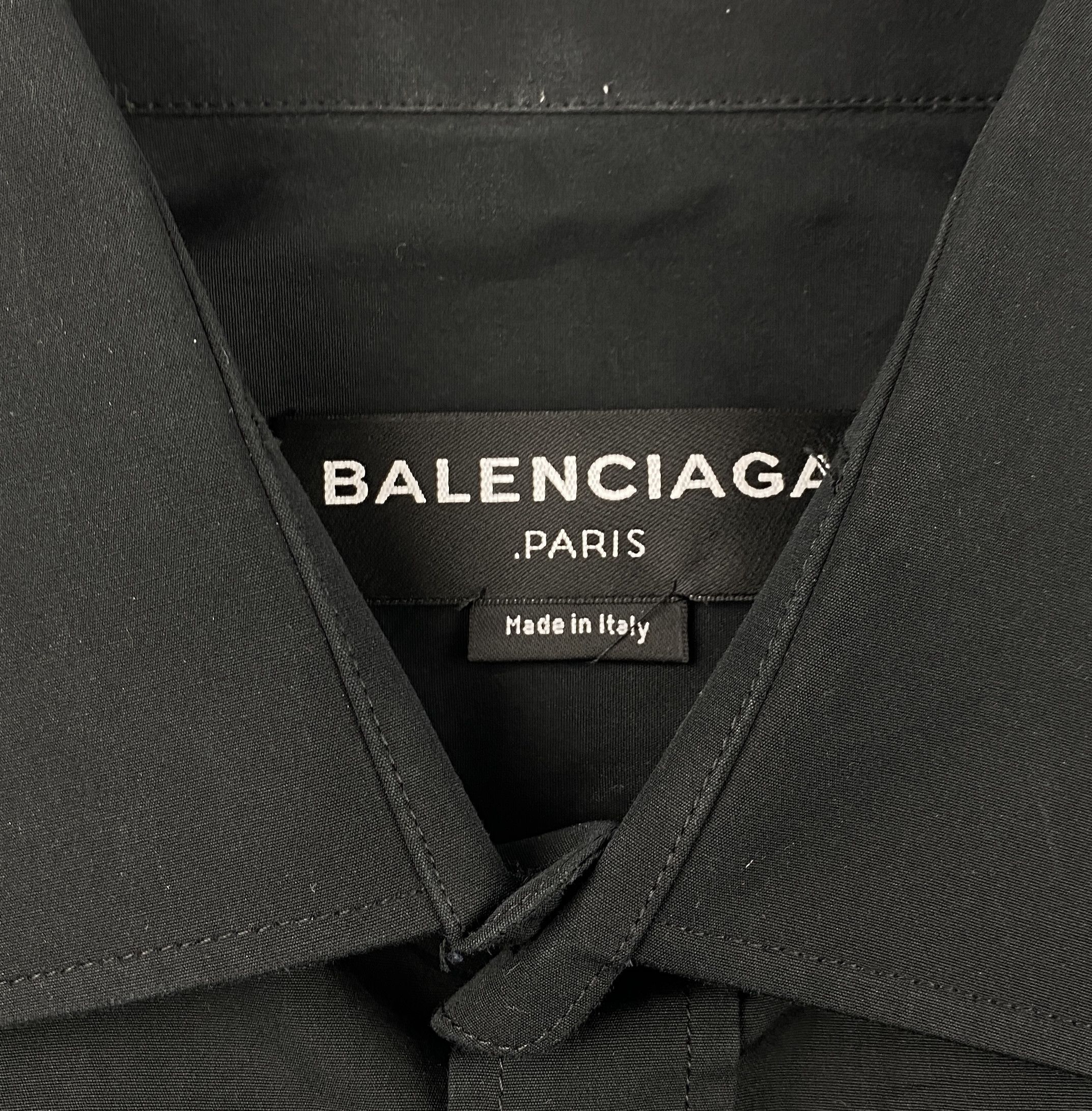 Balenciaga Balenciaga Classic Black Shirt Size US S / EU 44-46 / 1 - 4 Thumbnail