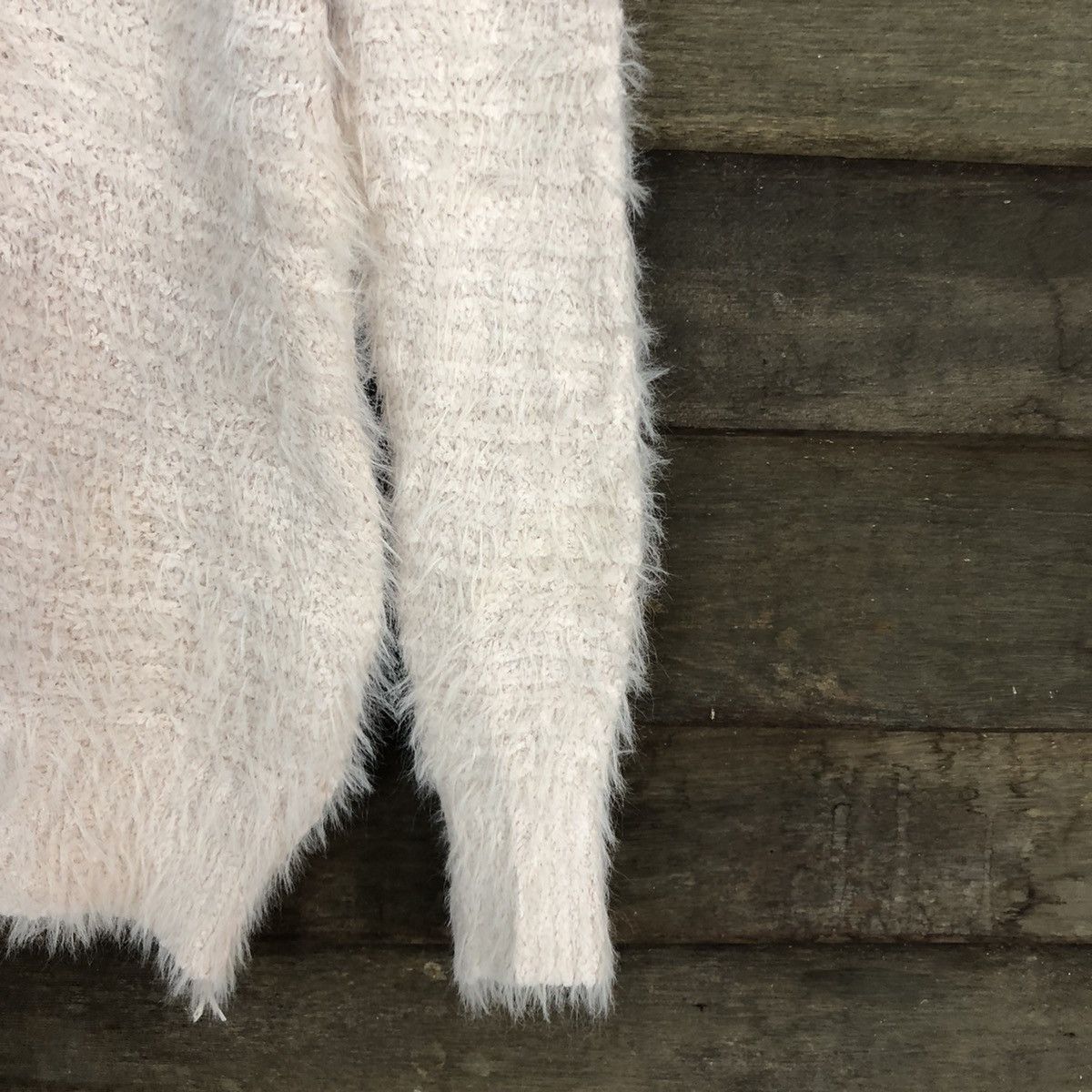 Homespun Knitwear × Japanese Brand Chocol Raffine Light Pink Mohair Shag Shaggy Knitwear#c1030 Size US M / EU 48-50 / 2 - 4 Thumbnail
