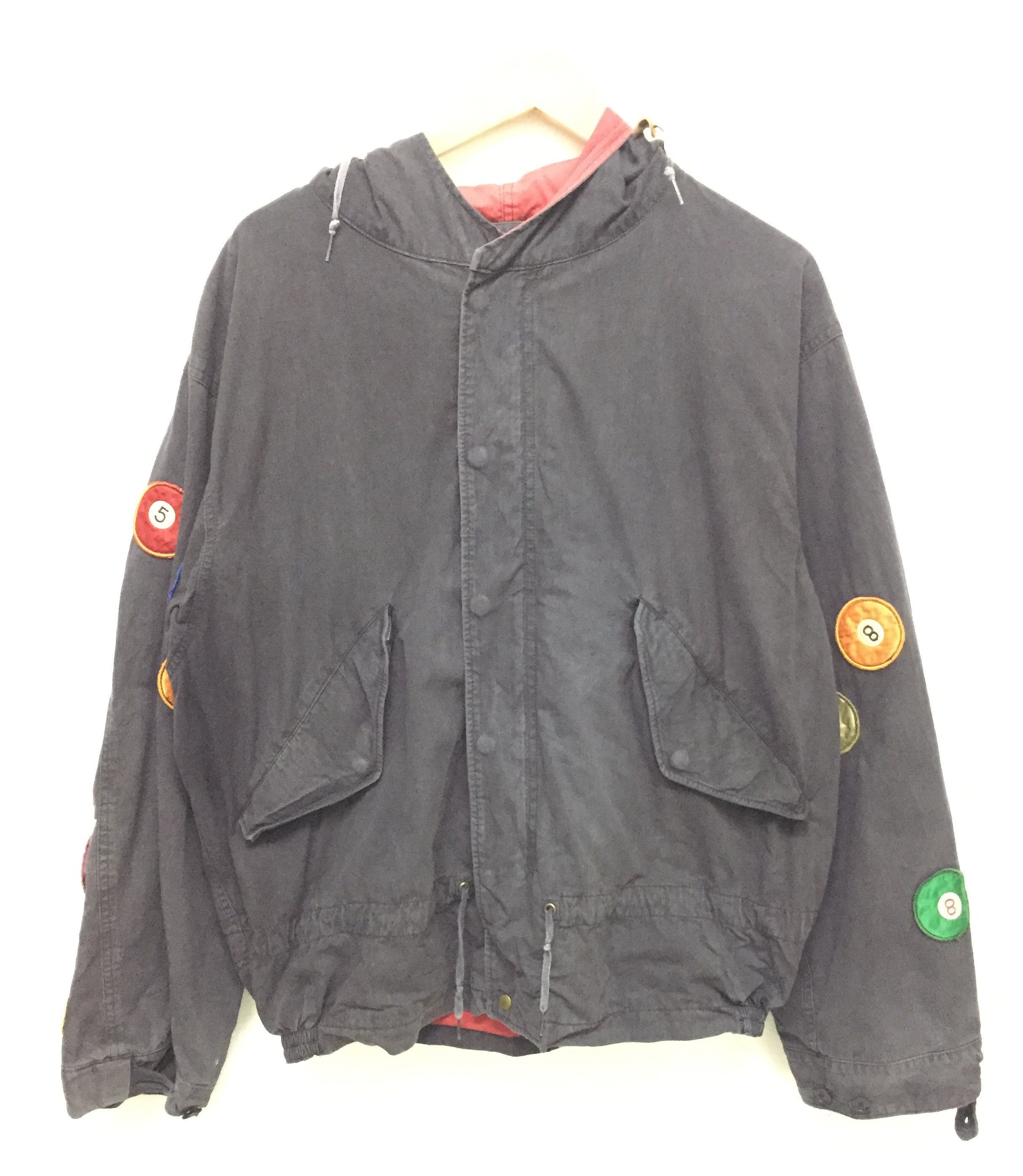 Karl Helmut 90's 8 ball patch Bomber jacket Size US M / EU 48-50 / 2 - 9 Thumbnail