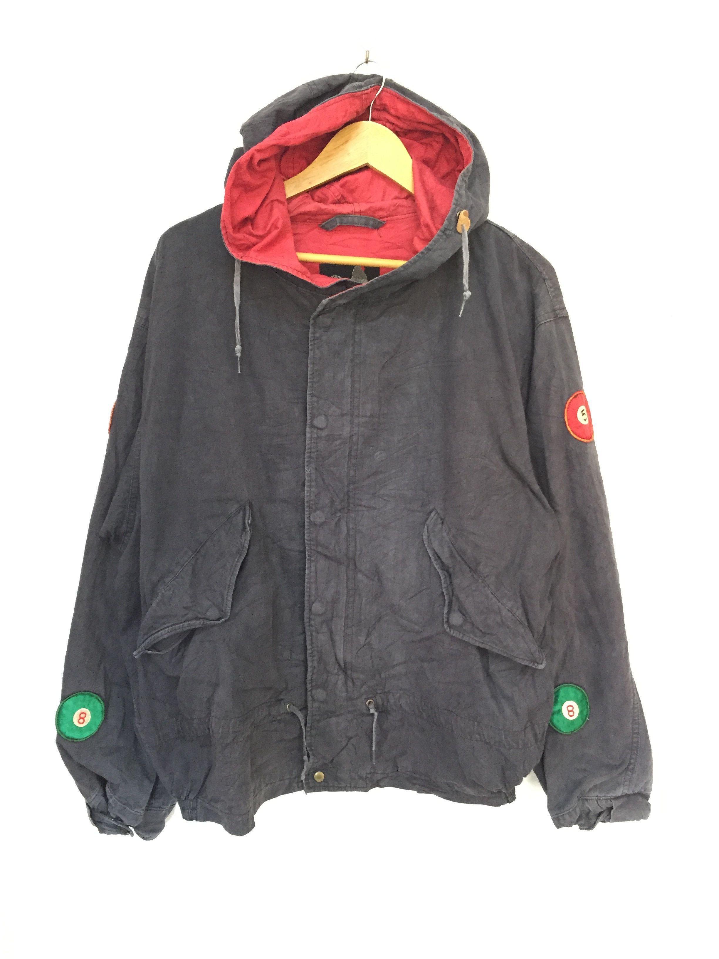 Karl Helmut 90's 8 ball patch Bomber jacket Size US M / EU 48-50 / 2 - 8 Thumbnail