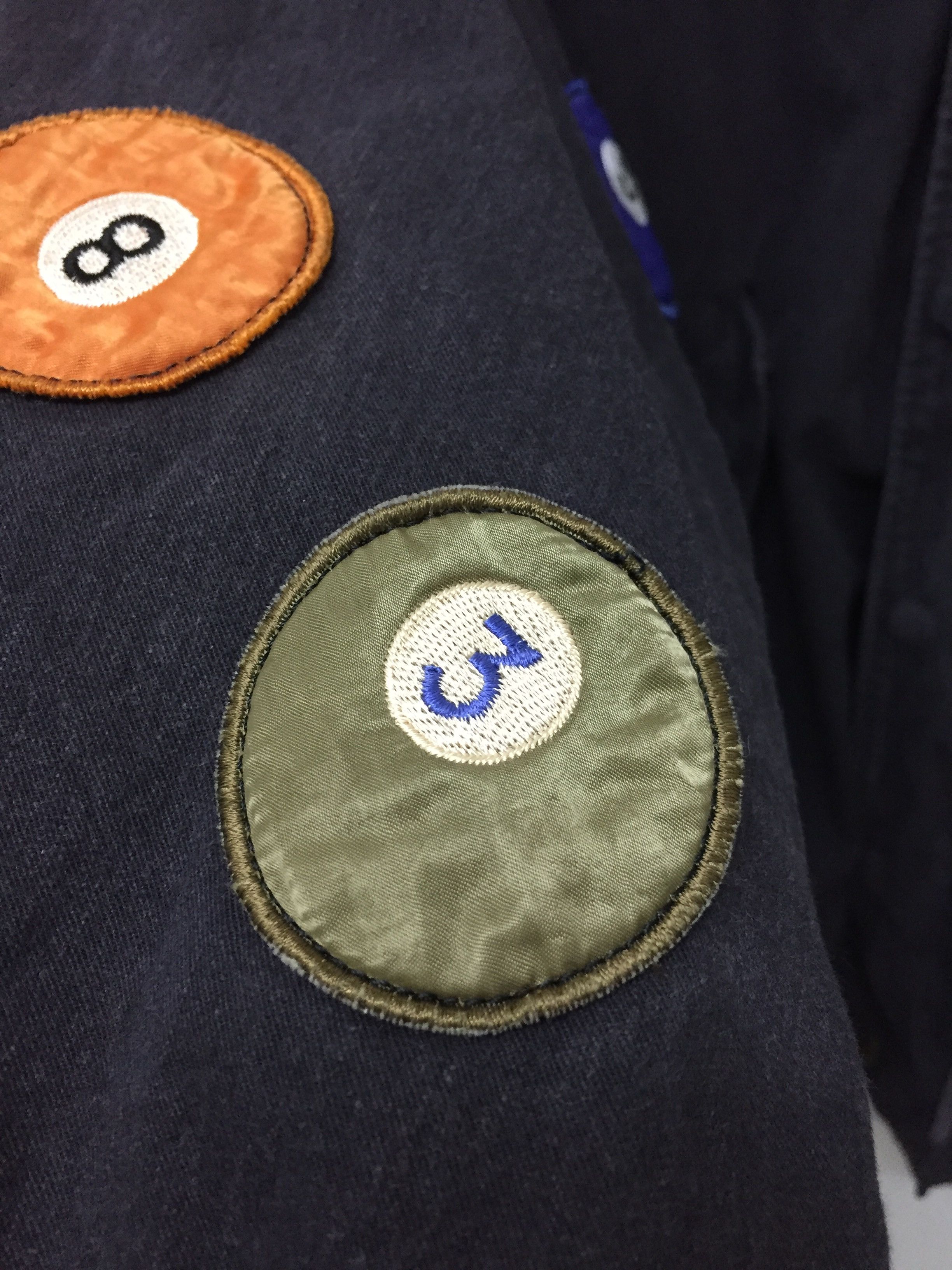 Karl Helmut 90's 8 ball patch Bomber jacket Size US M / EU 48-50 / 2 - 14 Thumbnail