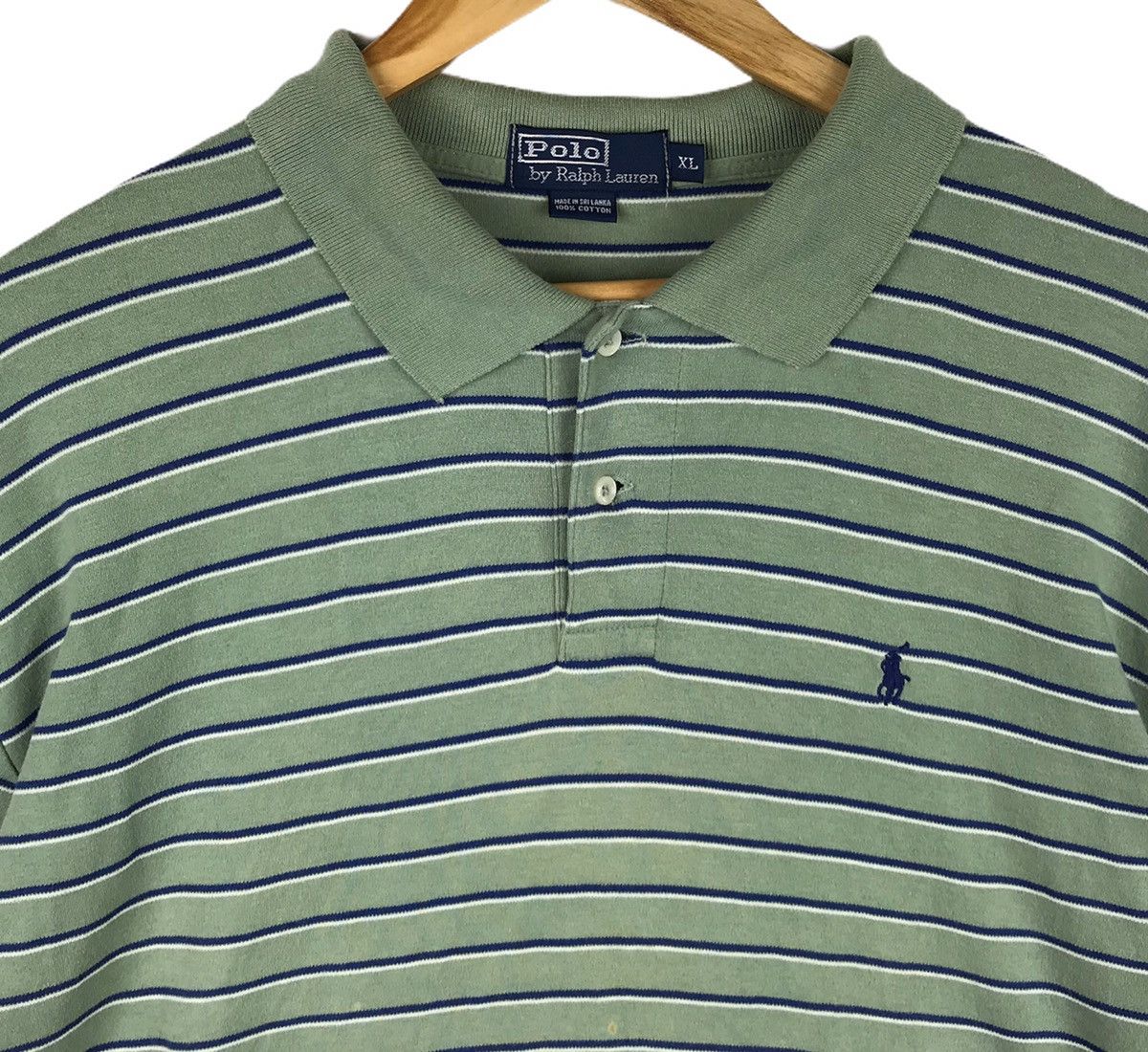 Polo Ralph Lauren Vintage Polo Small Pony By Polo Ralph Lauren Stripe T-shirt Size US XL / EU 56 / 4 - 2 Thumbnail
