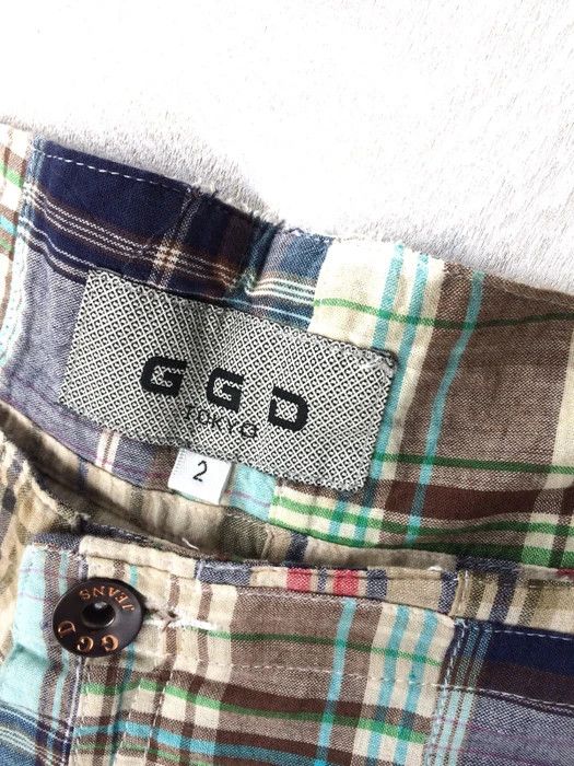 Japanese Brand Japanese Brand GGD Tokyo Japan Patchwork Short Pant Size US 32 / EU 48 - 6 Thumbnail
